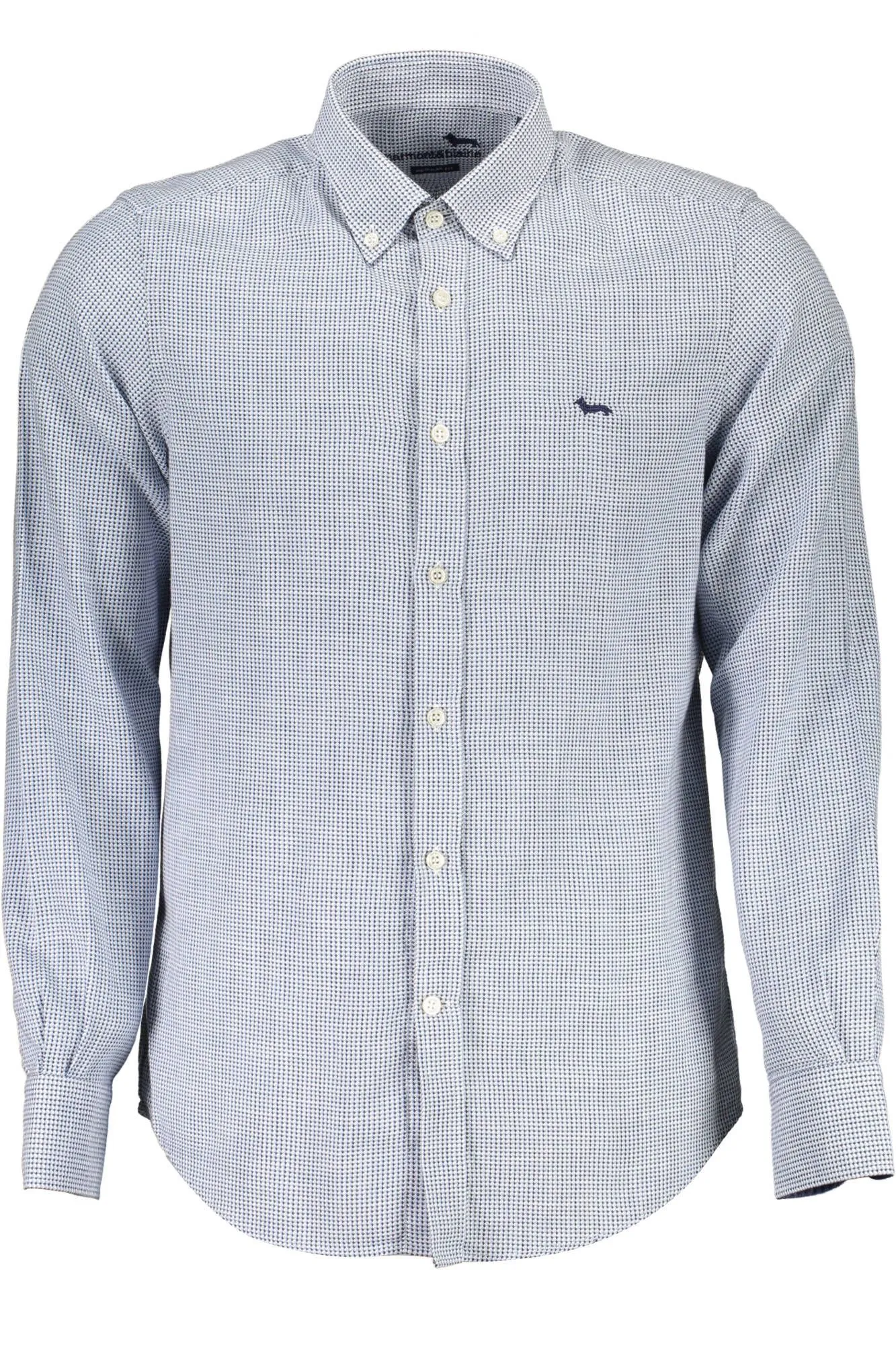 Harmont & Blaine Men's Elegant Light Blue Cotton Shirt for Men