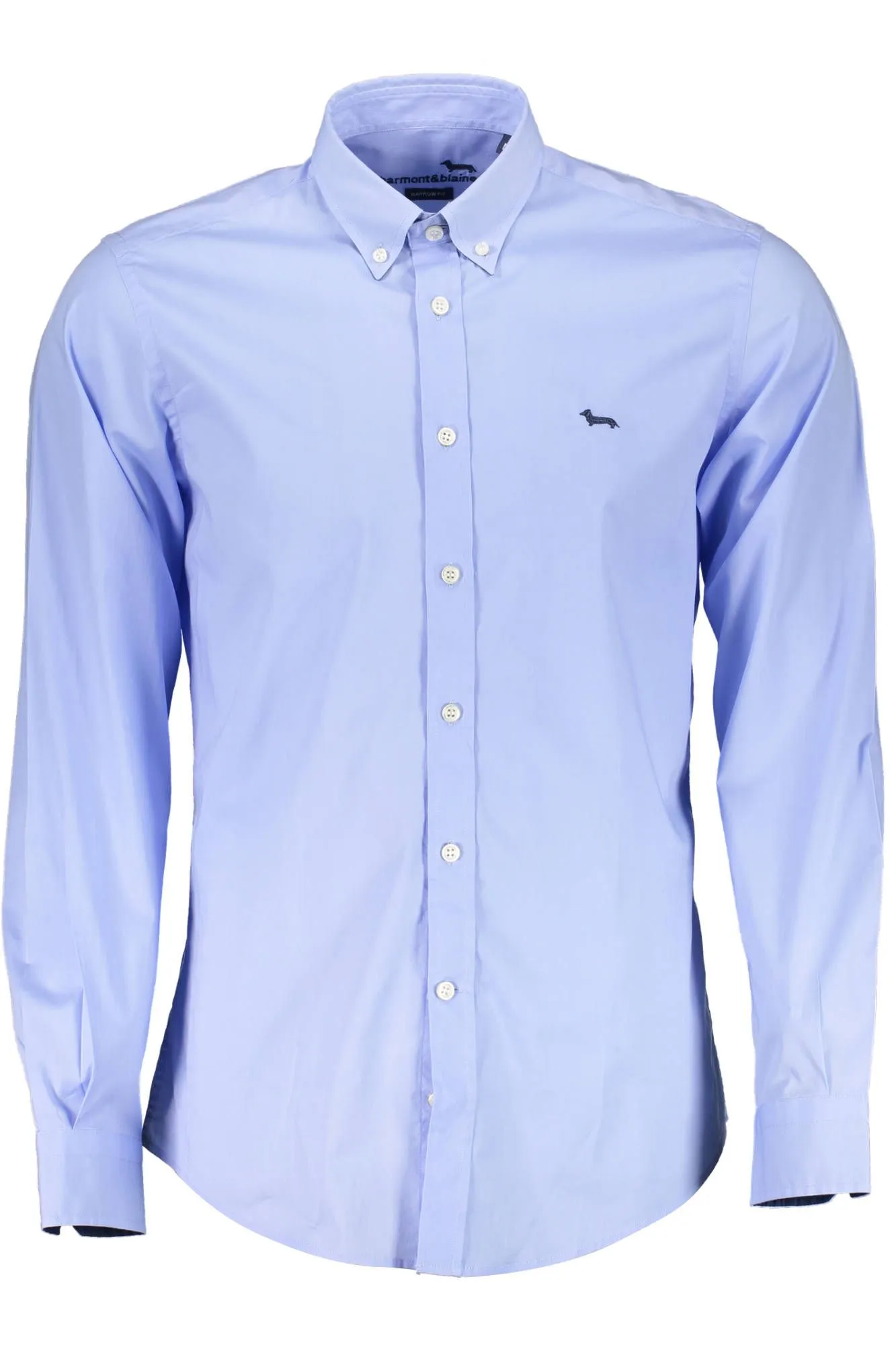 Harmont & Blaine Light Blue Cotton Men Shirt