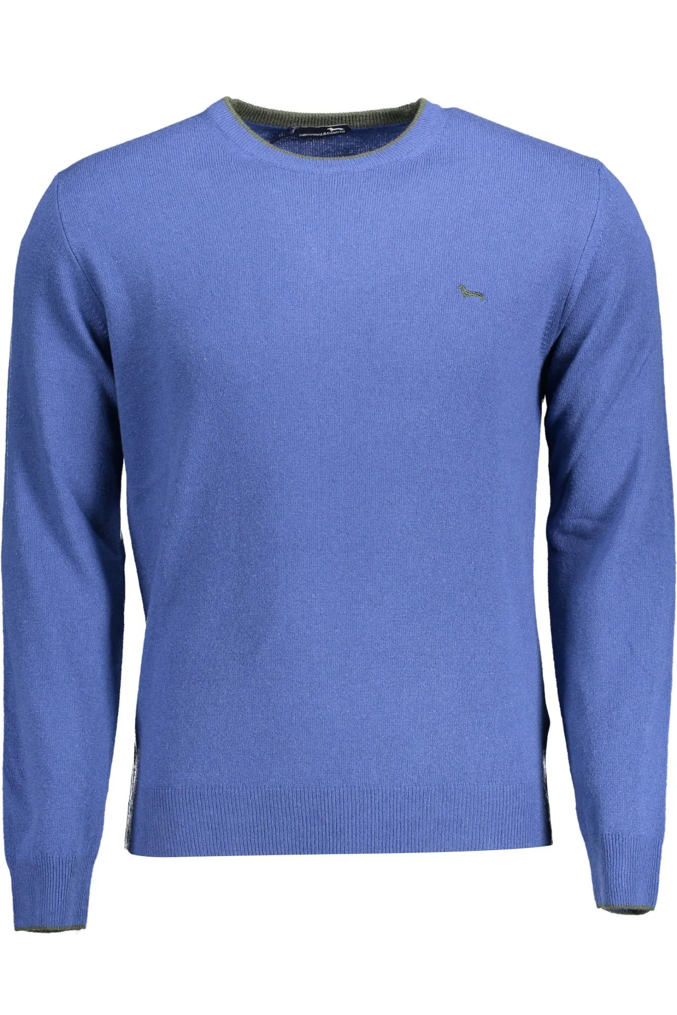 Harmont & Blaine Blue Wool Men Sweater