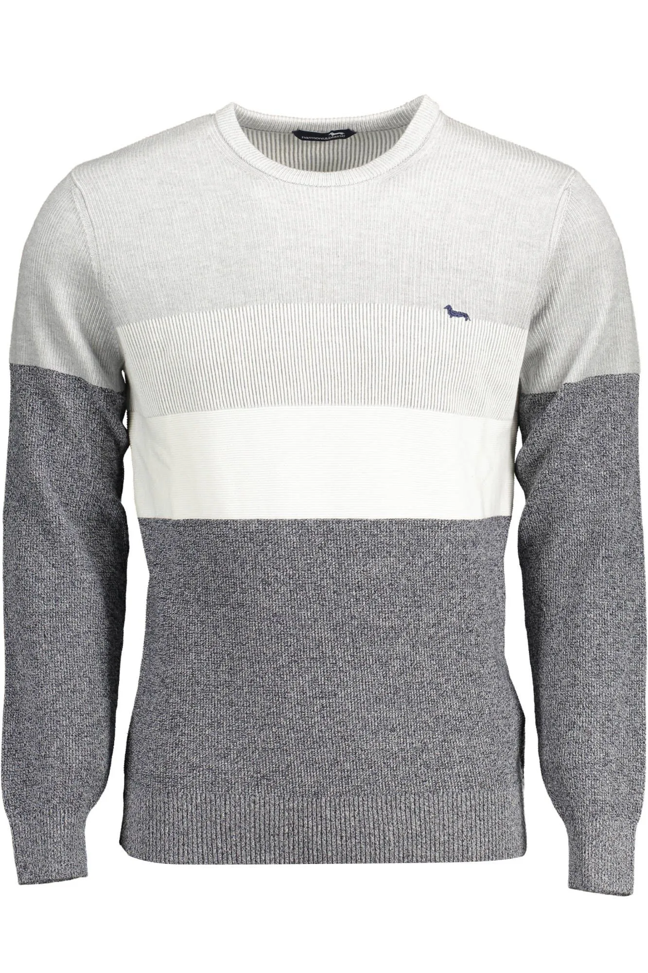 Harmont & Blaine Gray Cotton Men Sweater