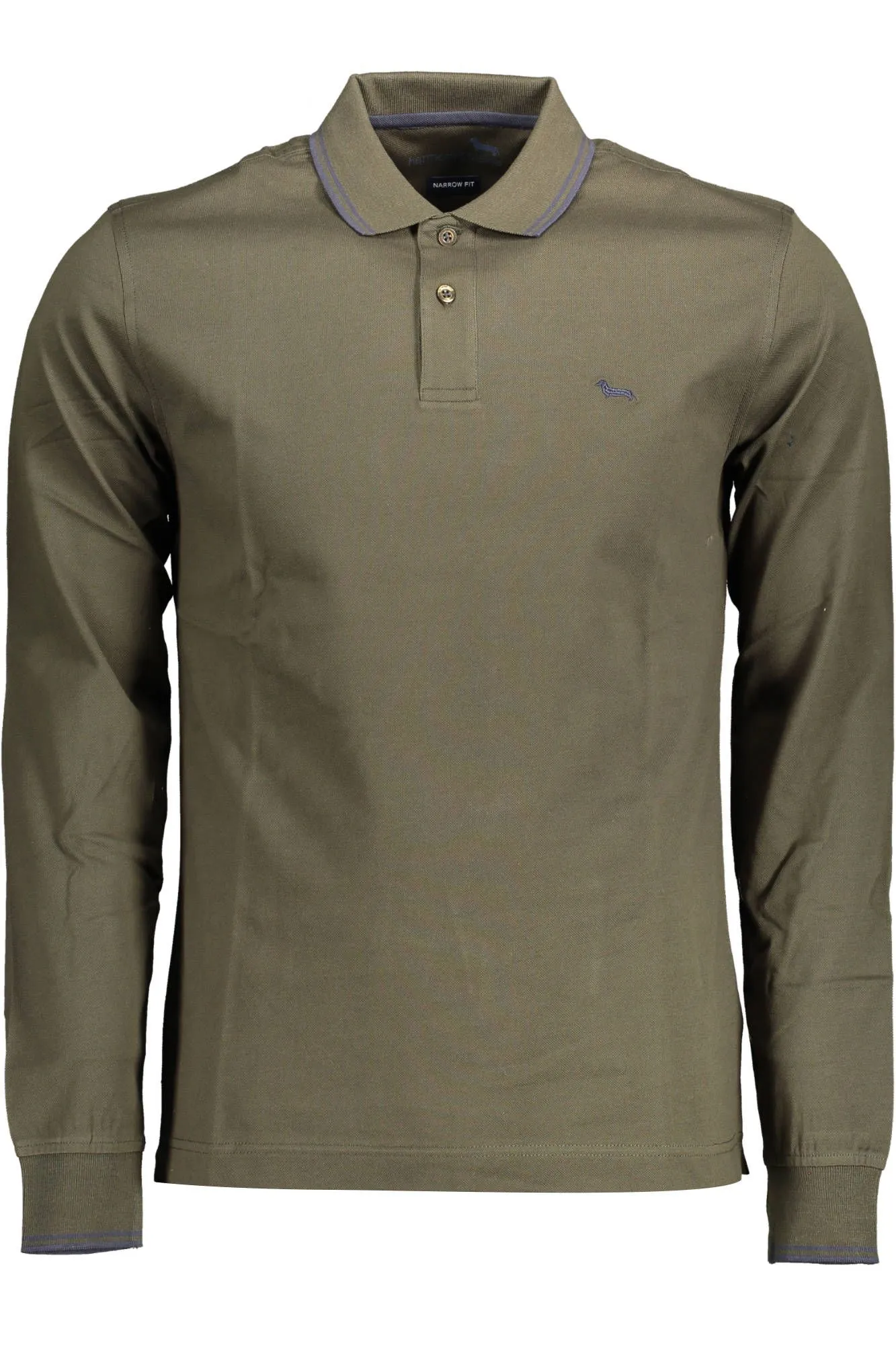 Harmont & Blaine Green Cotton Men Polo Shirt