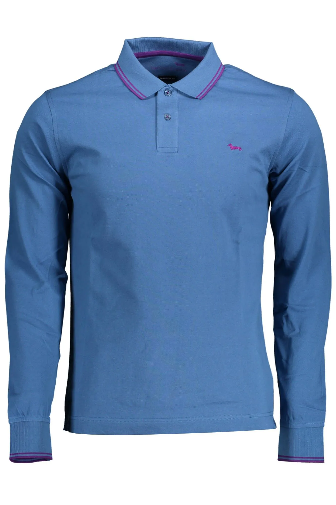 Harmont & Blaine Blue Cotton Men Polo Shirt