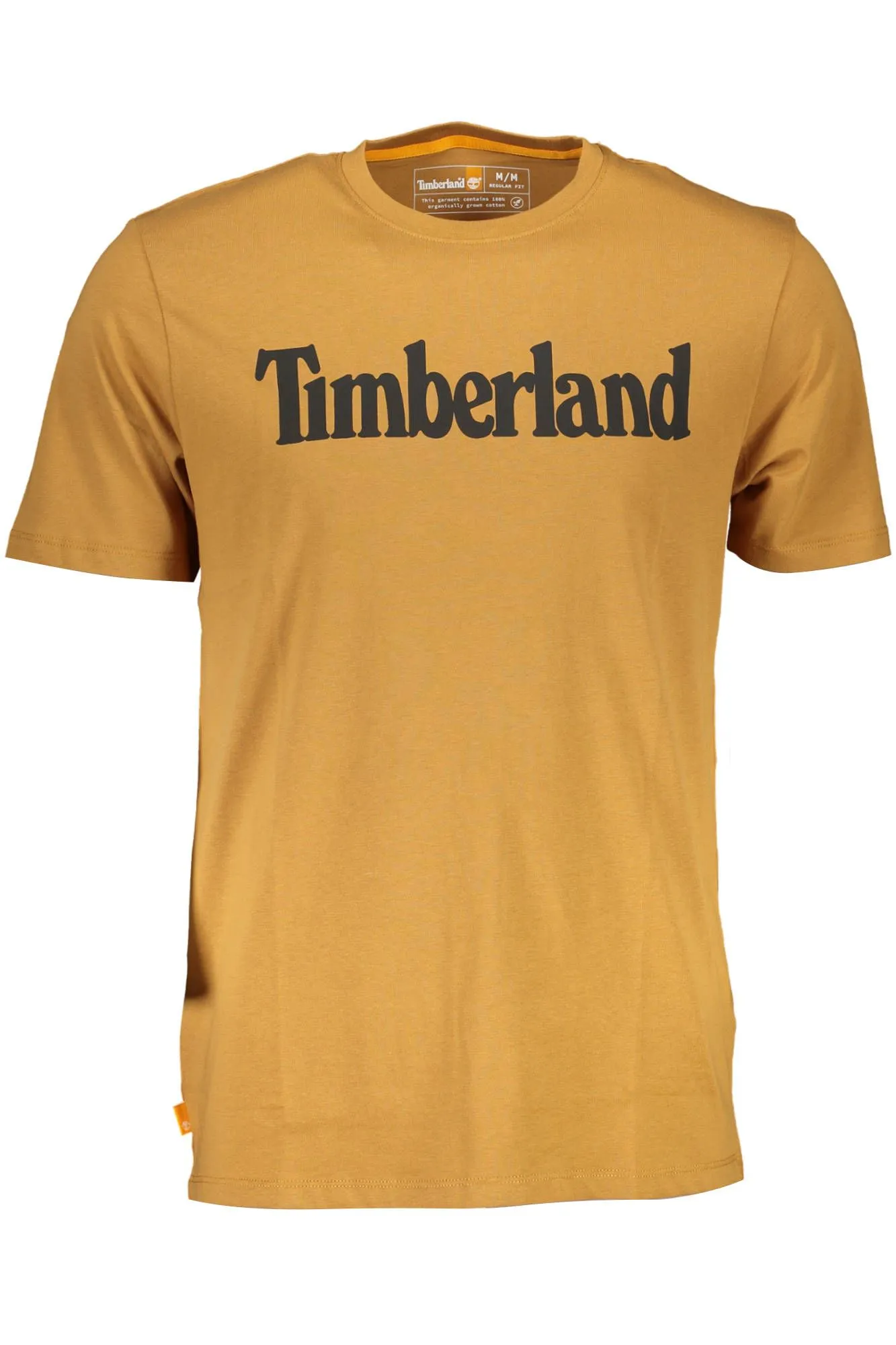 Timberland Brown Organic Cotton Men T-Shirt