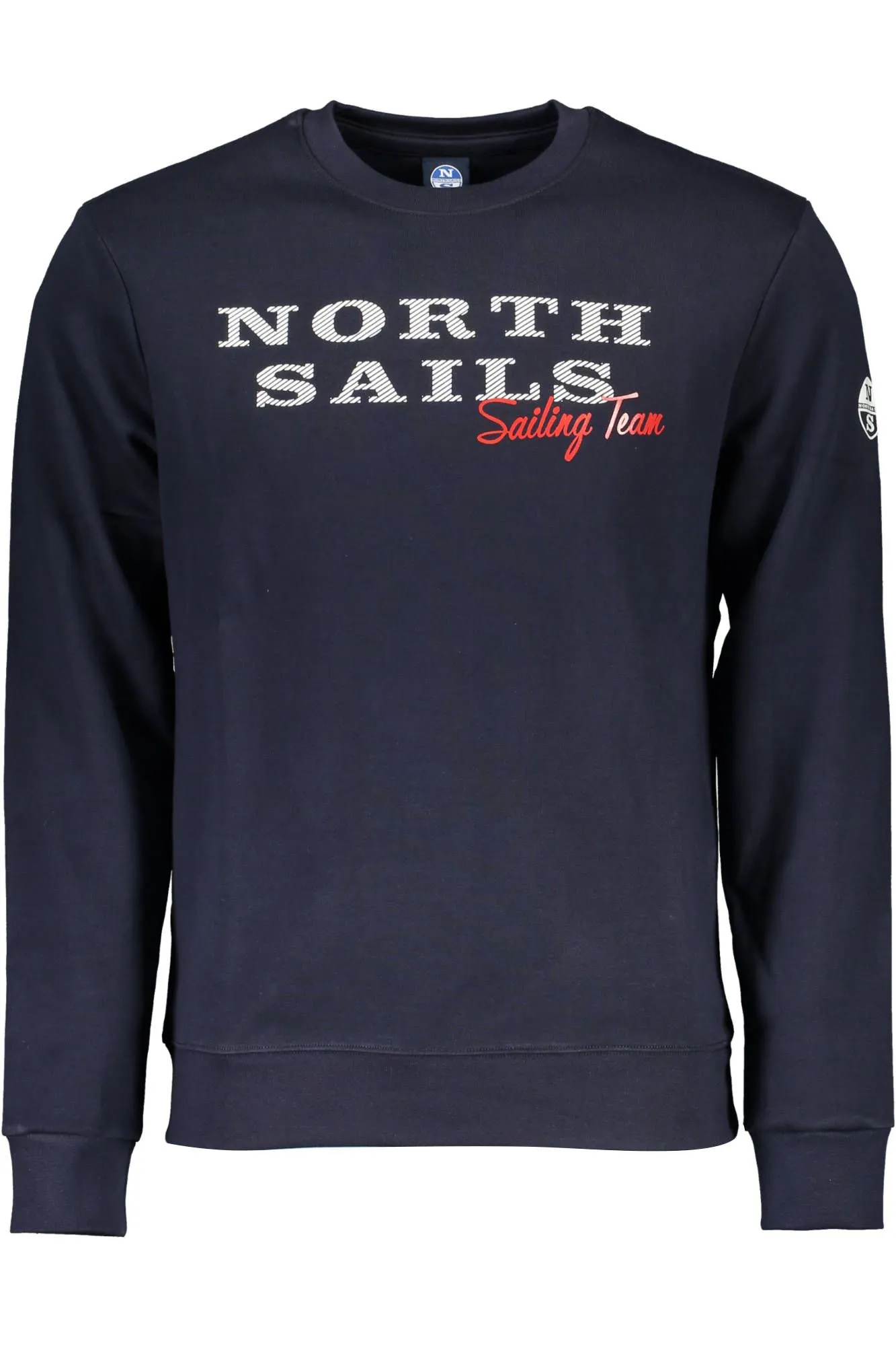 North Sails Blue Cotton Men Sweater