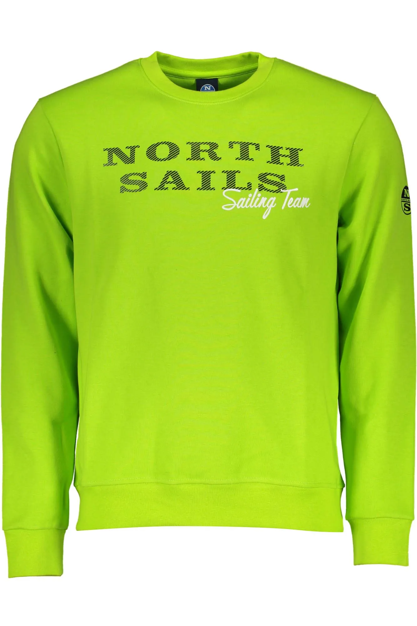 North Sails Green Cotton Men Sweater
