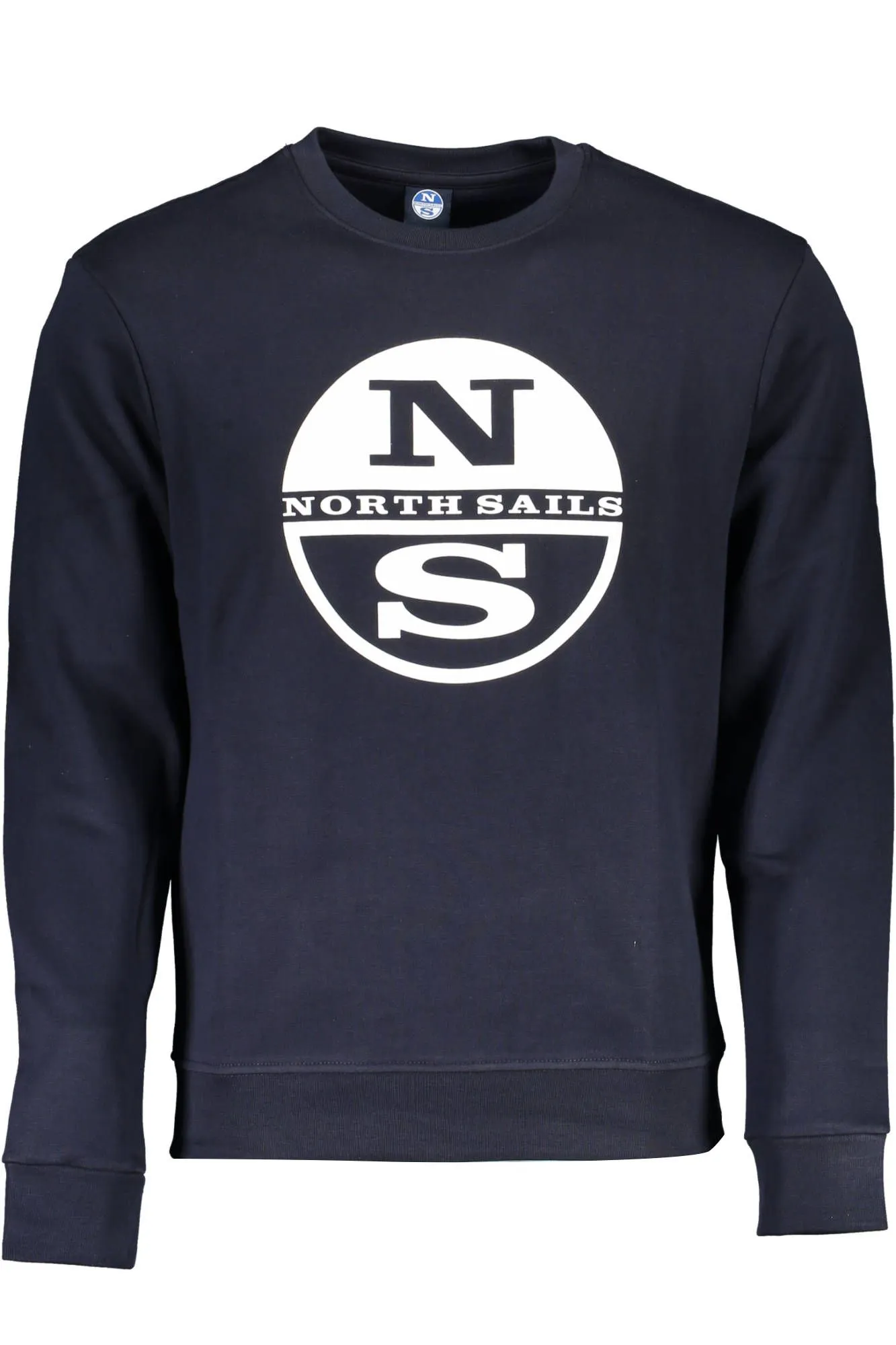 North Sails Blue Cotton Men Sweater