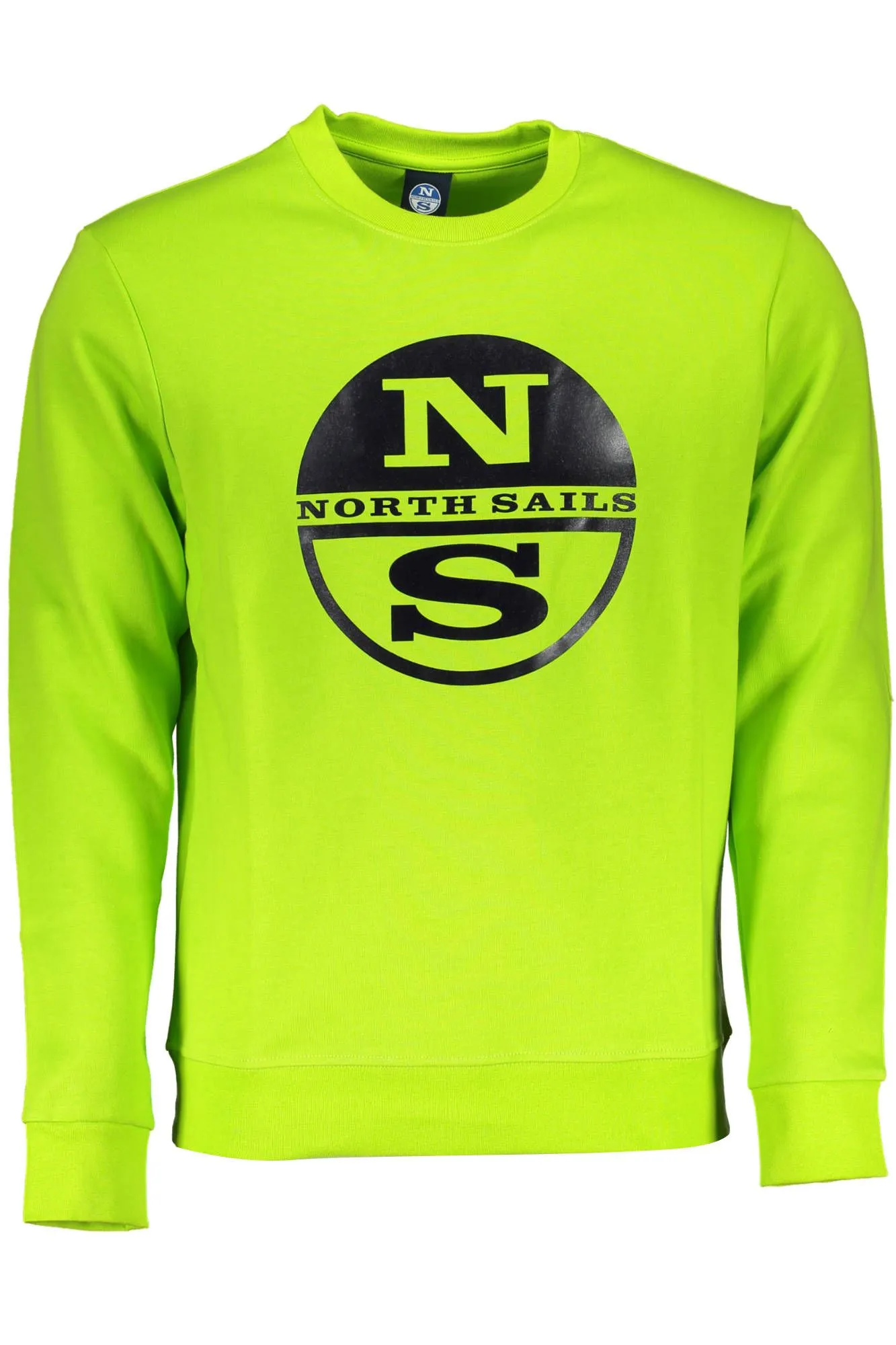 North Sails Green Cotton Men Sweater