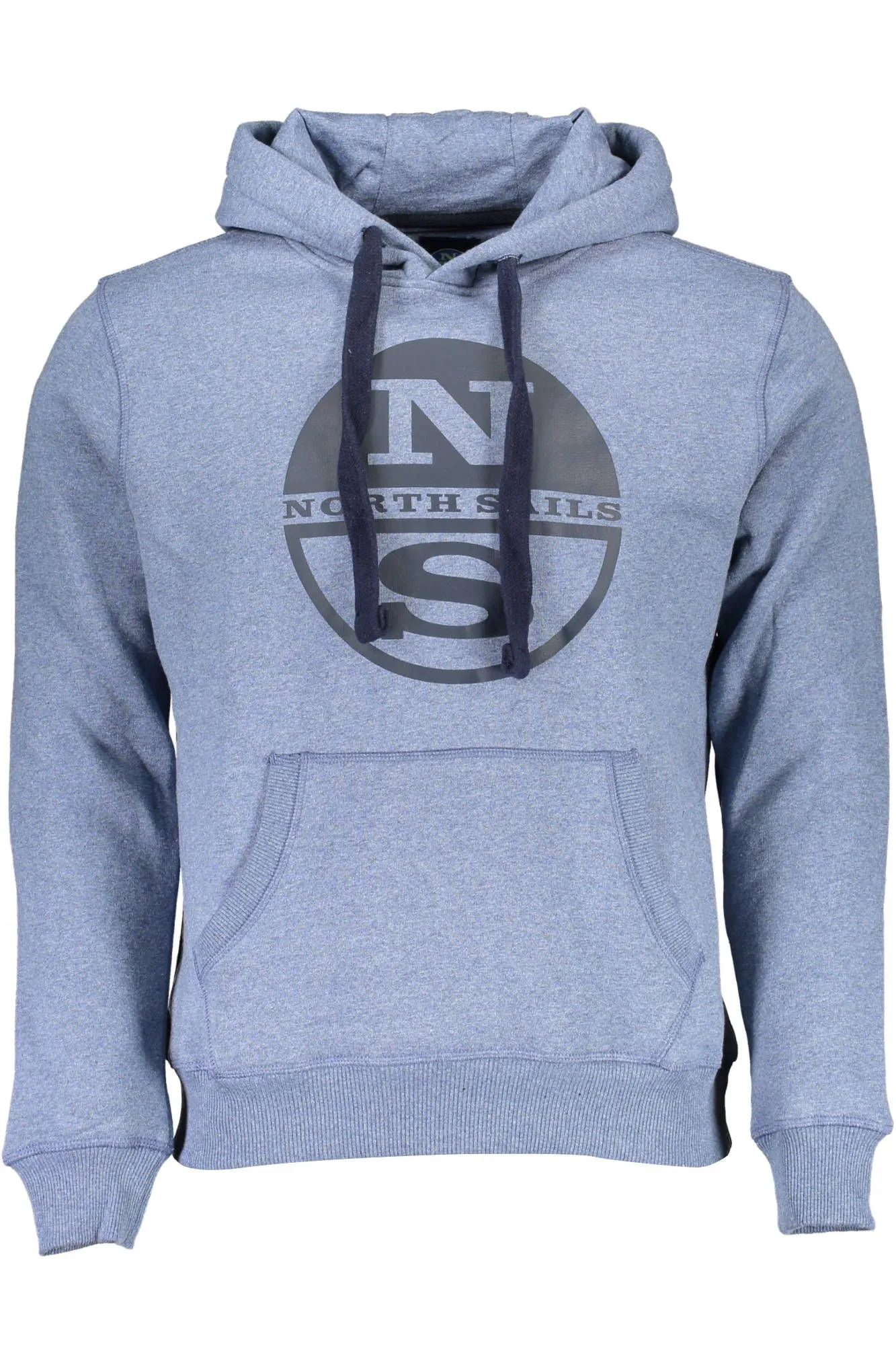 North Sails Blue Cotton Men Sweater