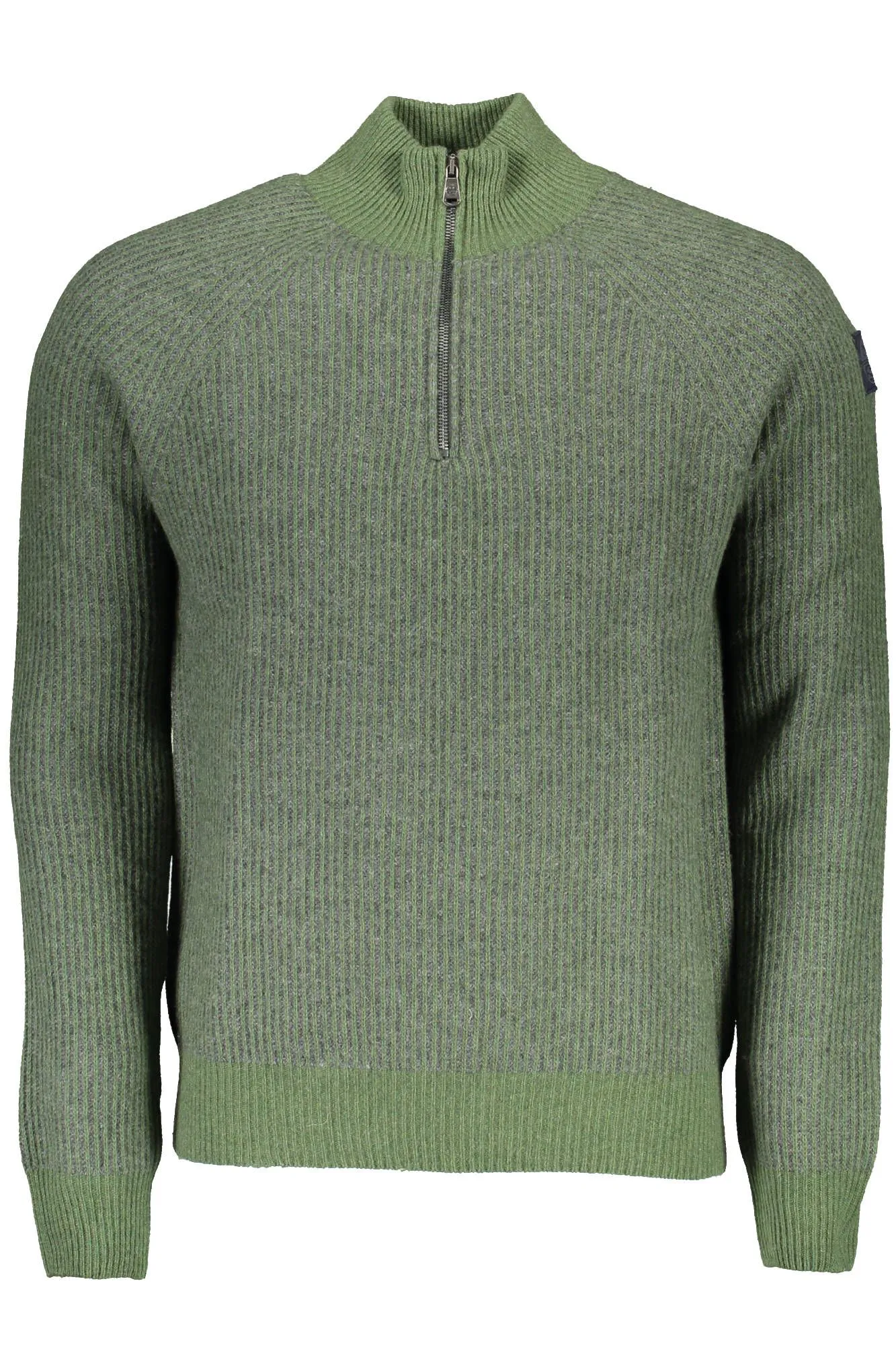 North Sails Green Wool Men Sweater