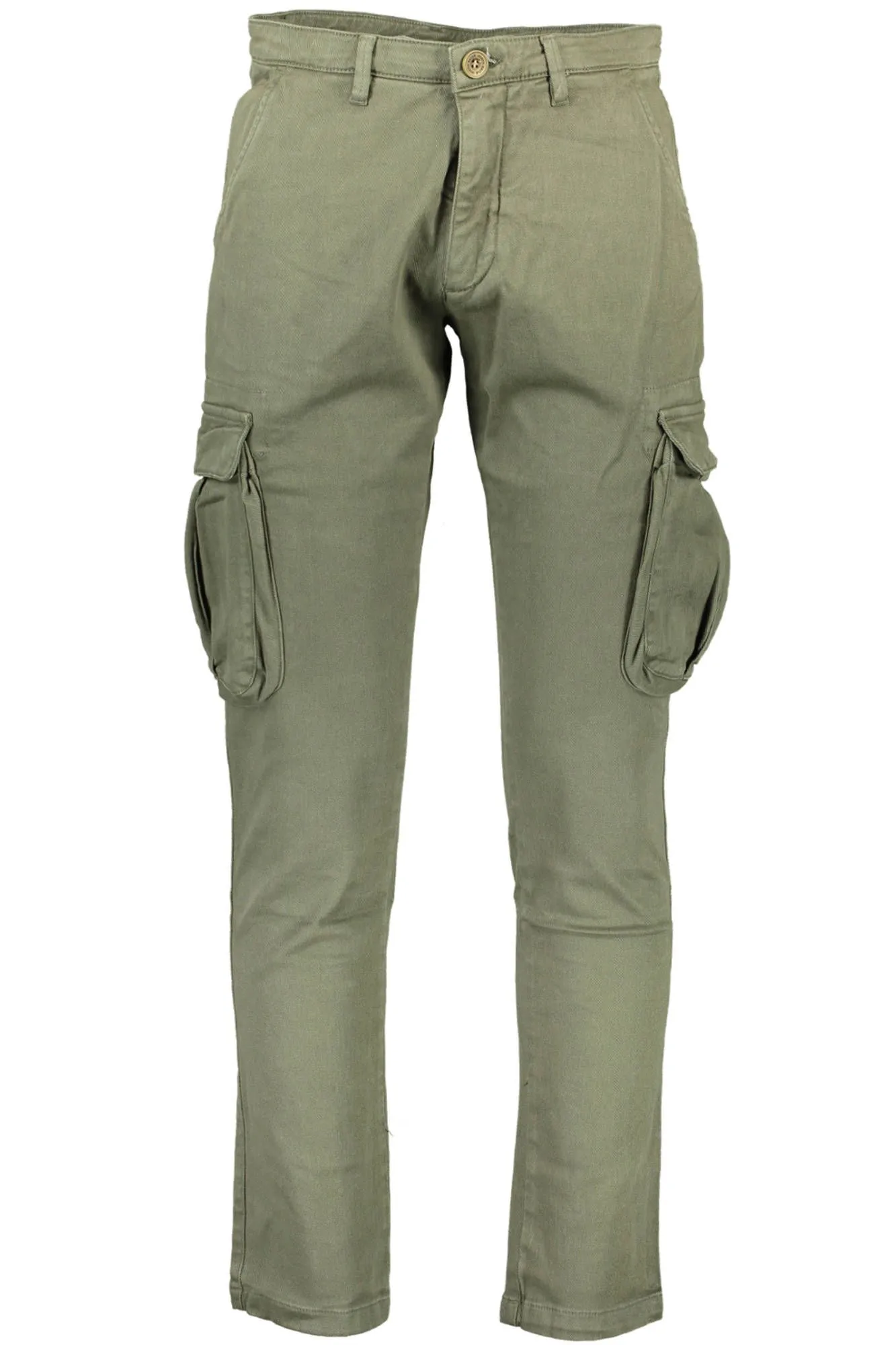 North Sails Green Cotton Men Pant