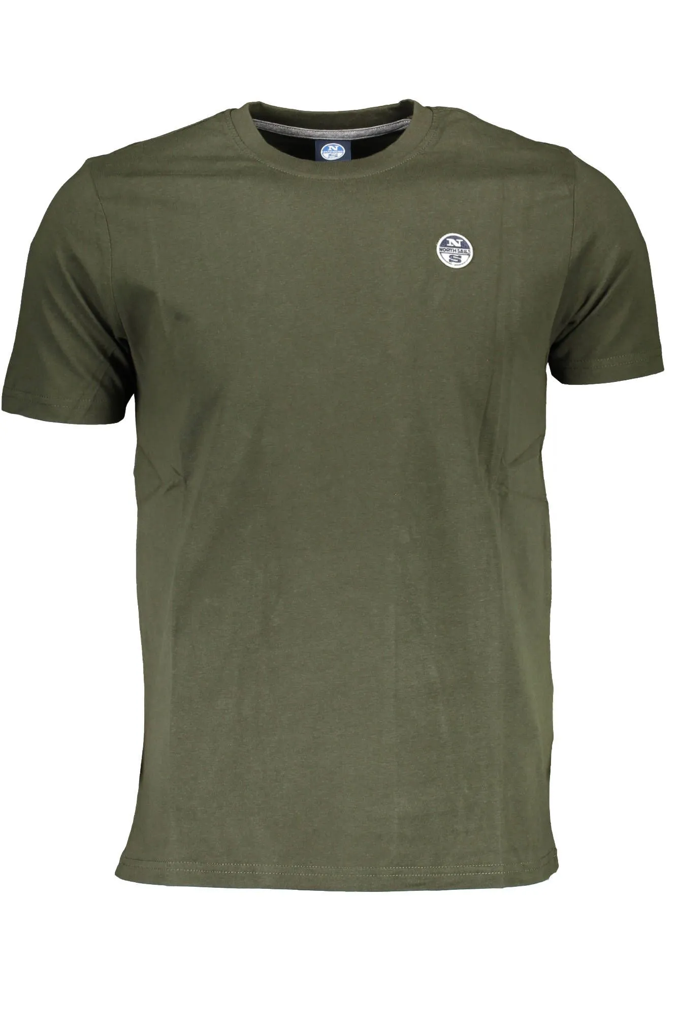 North Sails Green Cotton Men T-Shirt