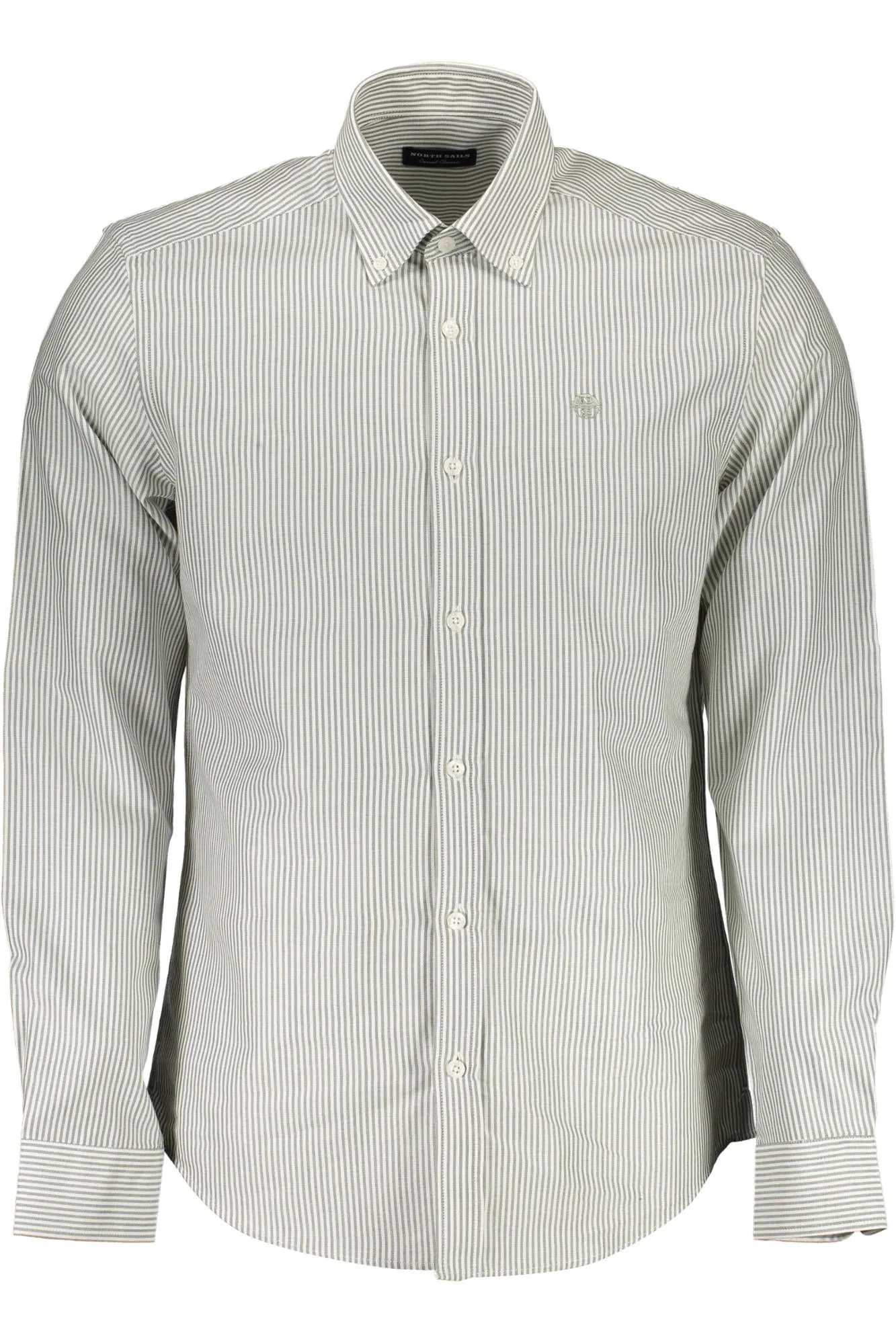 North Sails Gray Cotton Men Shirt