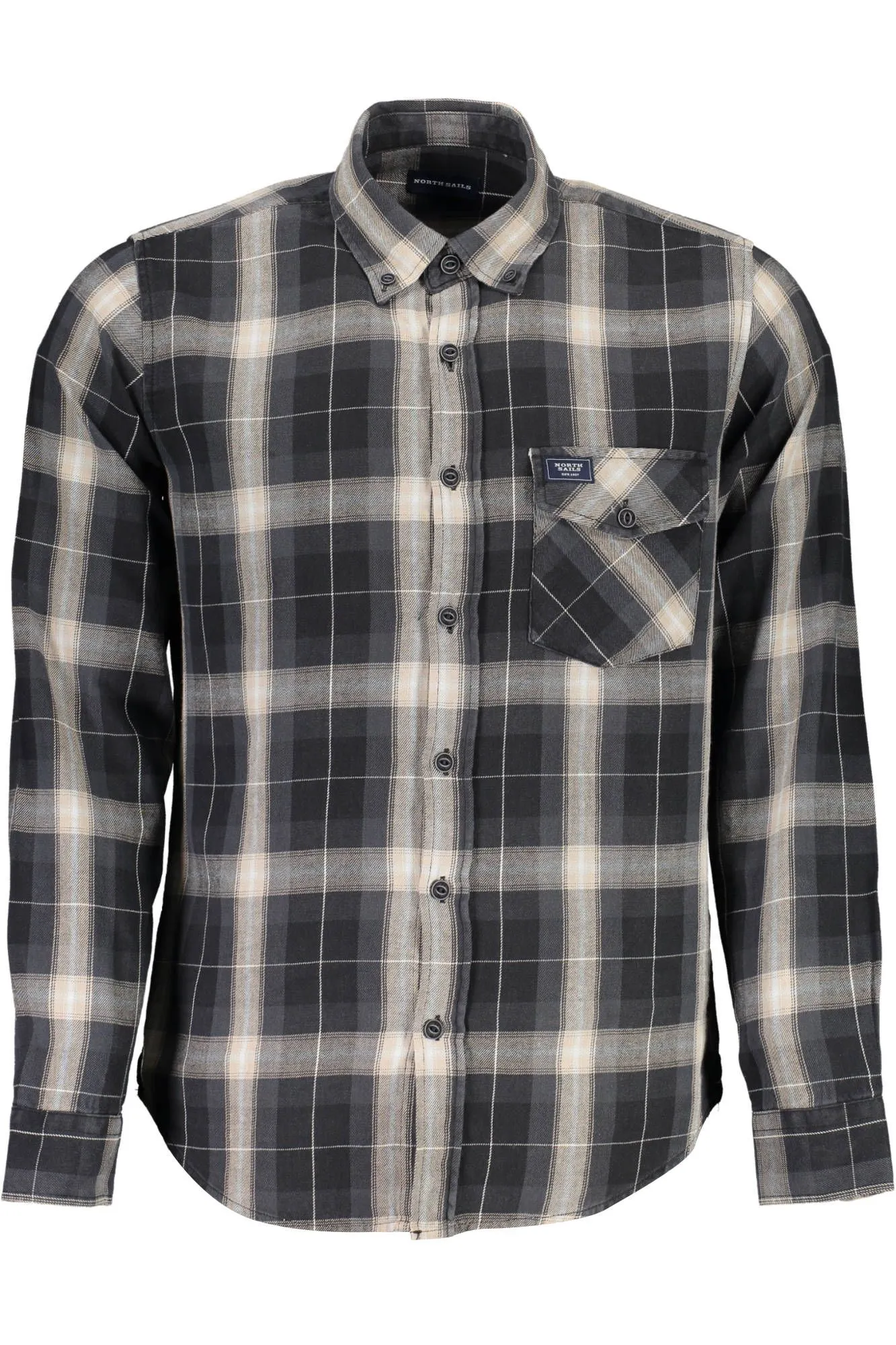 North Sails Black Cotton Men Shirt