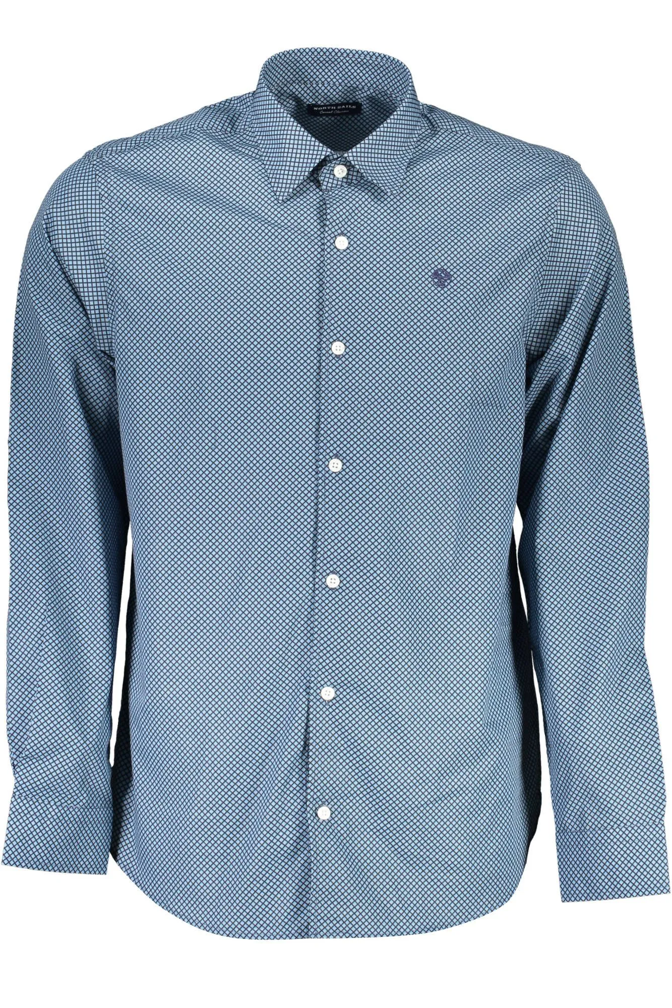 North Sails Blue Cotton Men Shirt