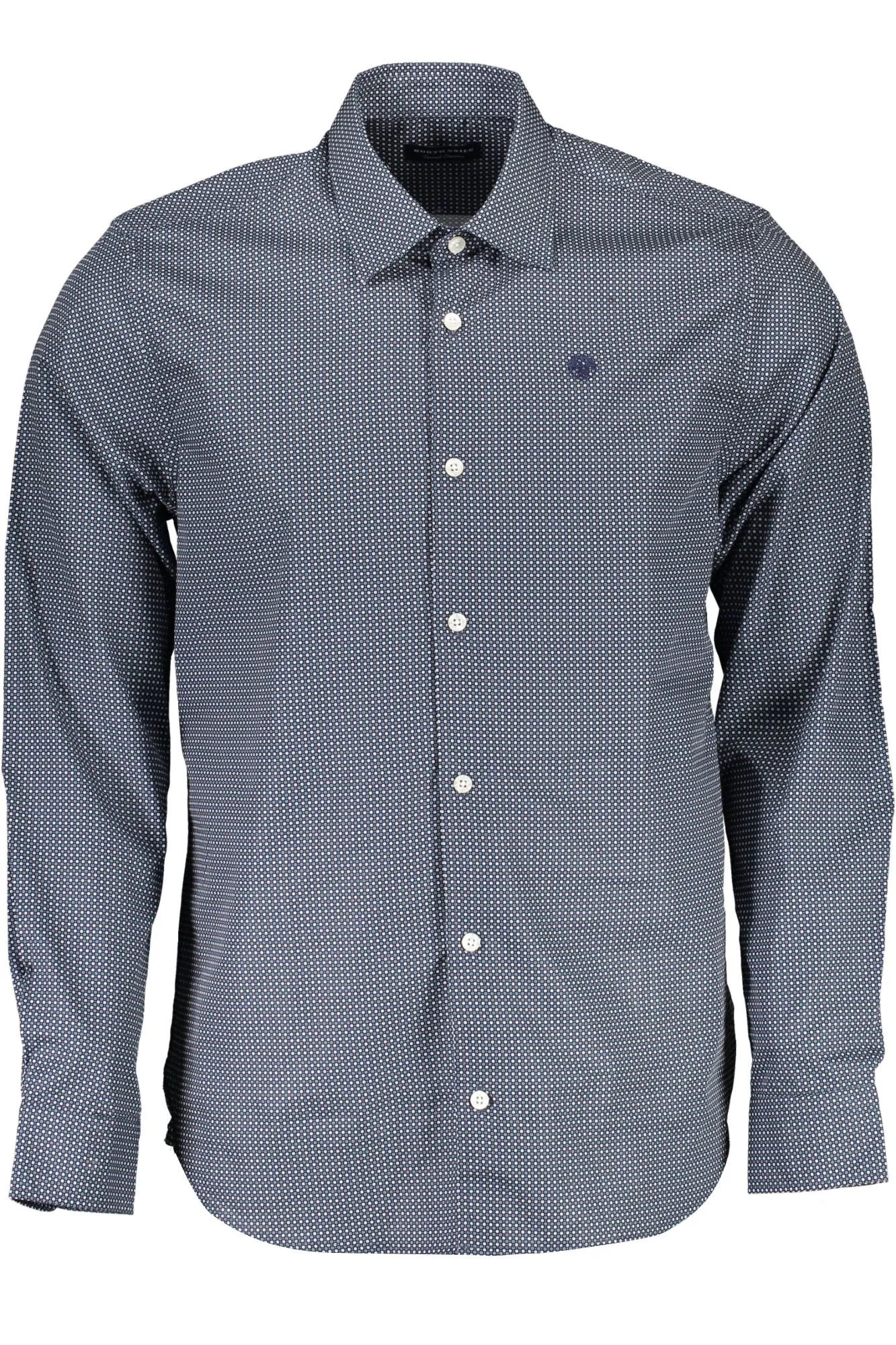 North Sails Blue Cotton Men Shirt