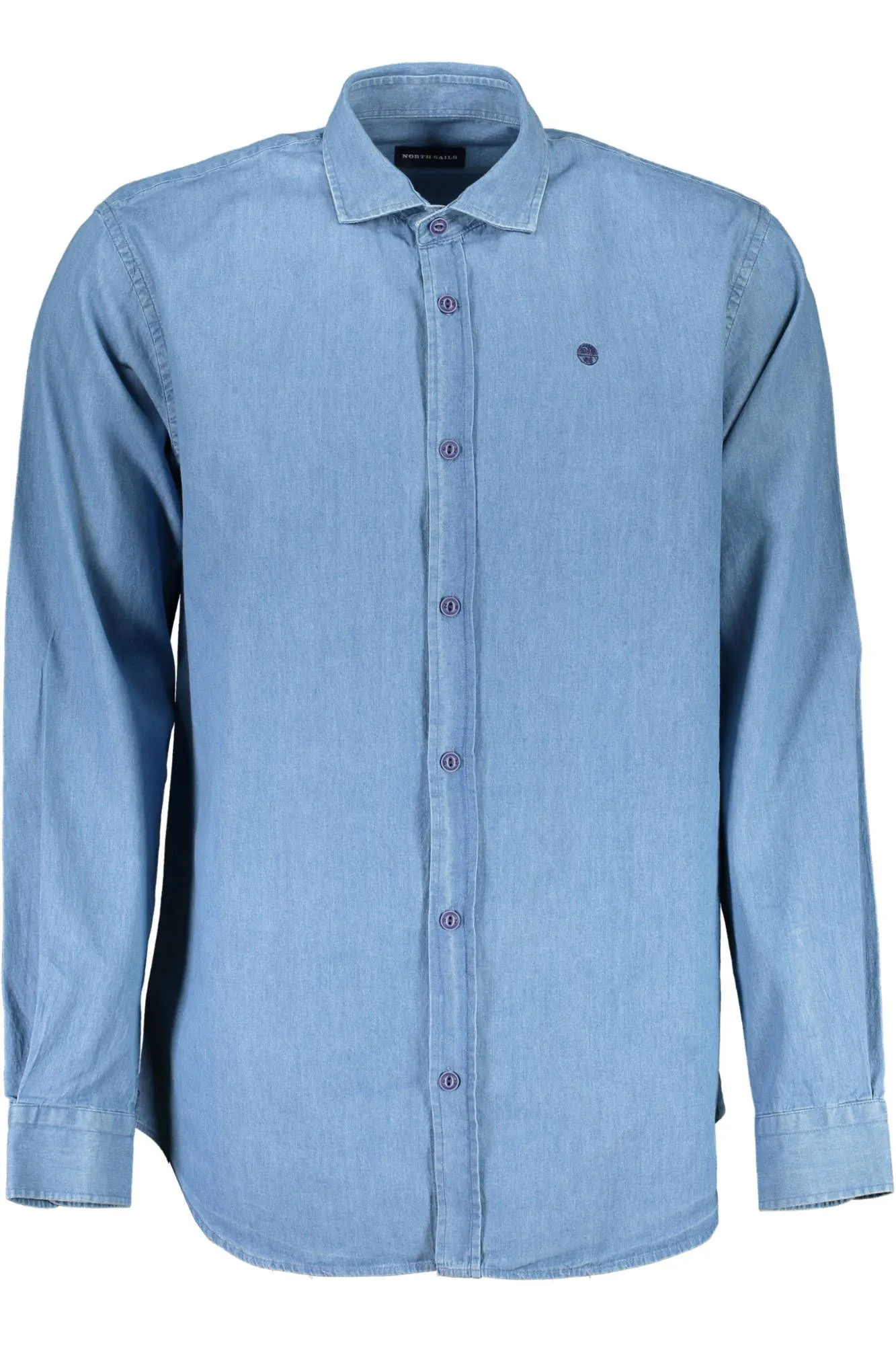 North Sails Light Blue Cotton Men Shirt