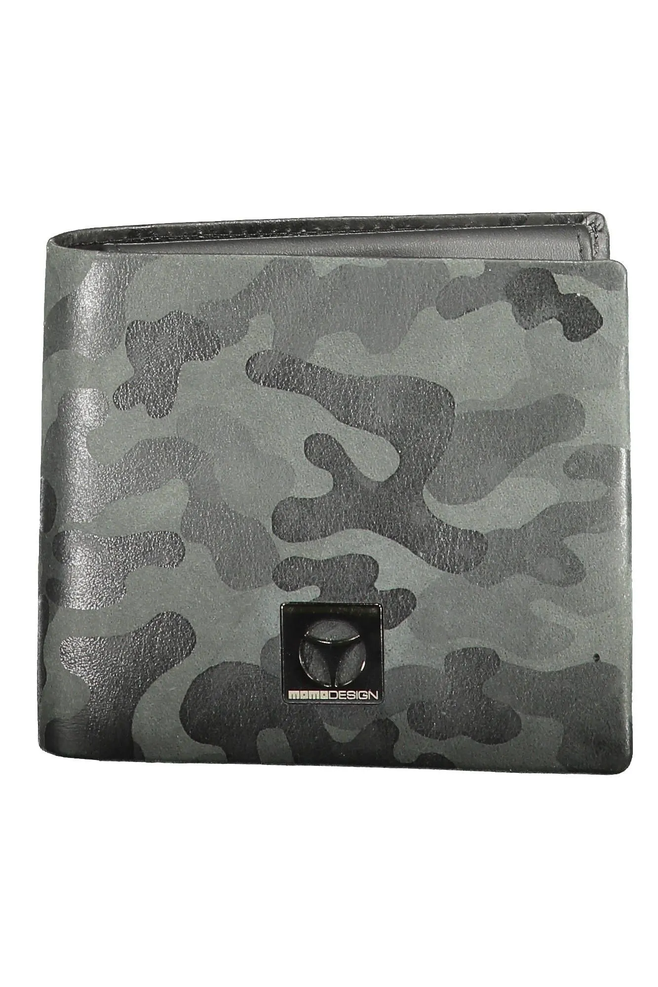 Momo Design Black Leather Men Wallet