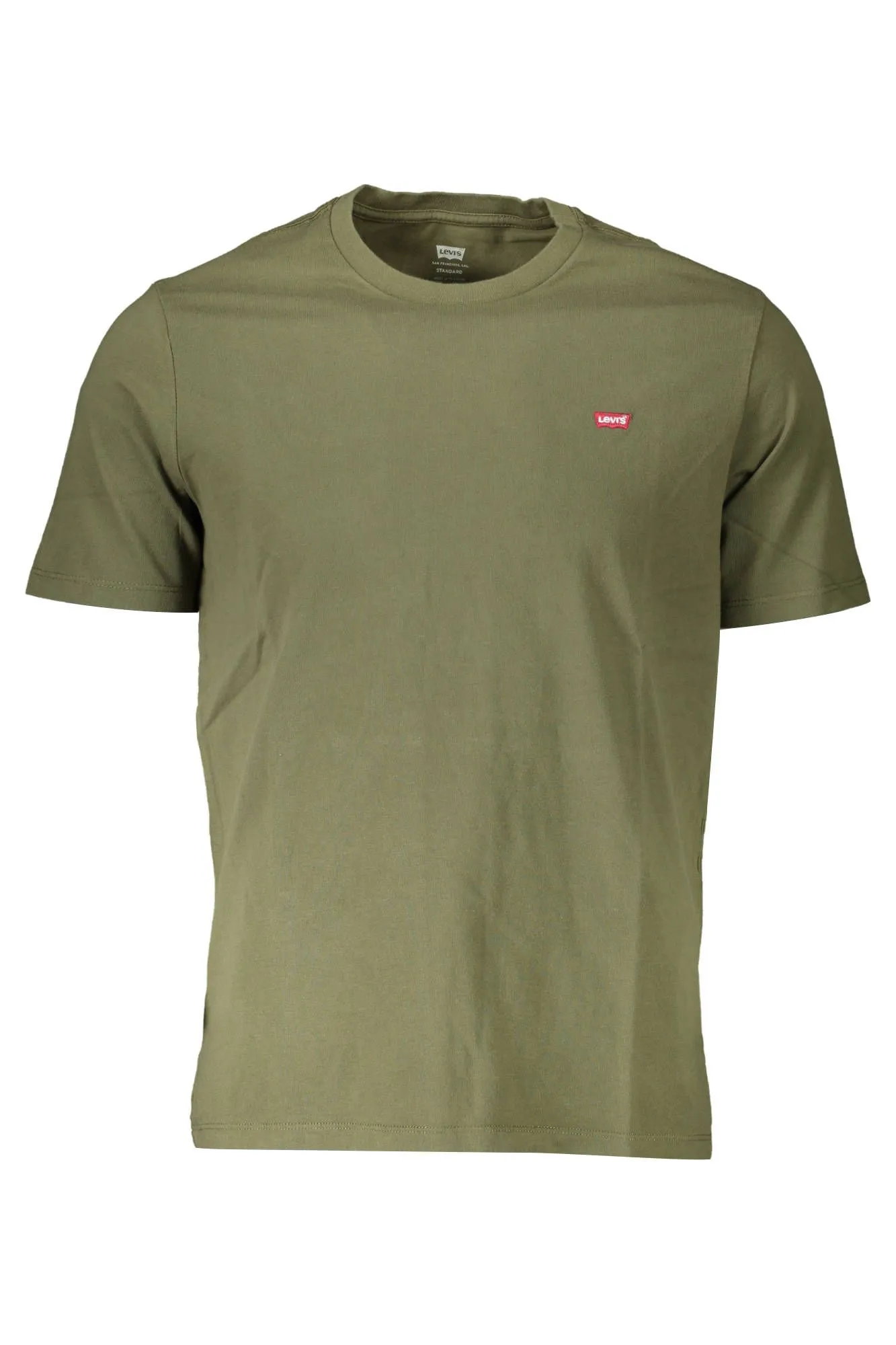 Levi's Green Cotton Men T-Shirt