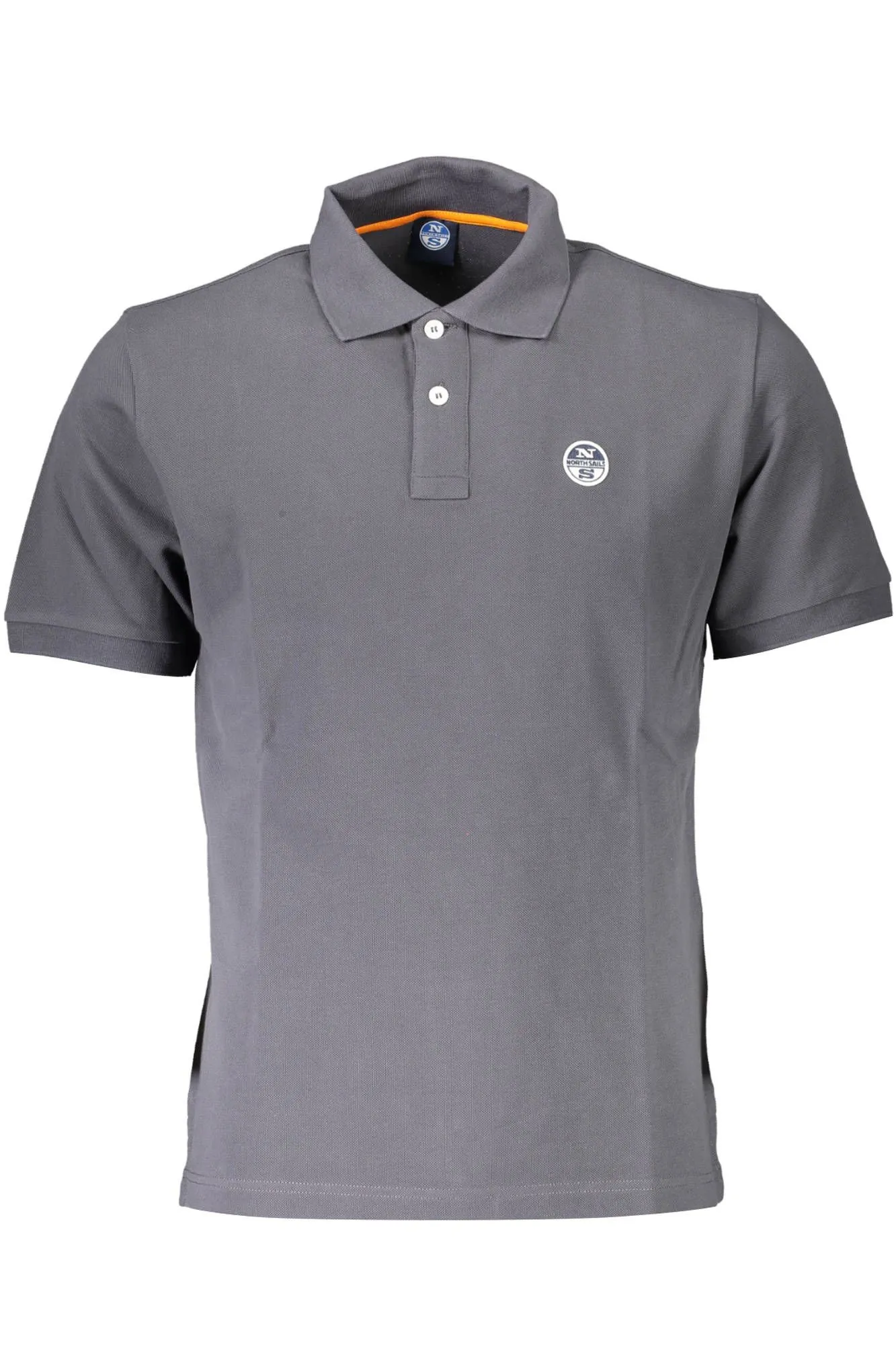 North Sails Gray Cotton Men Polo Shirt
