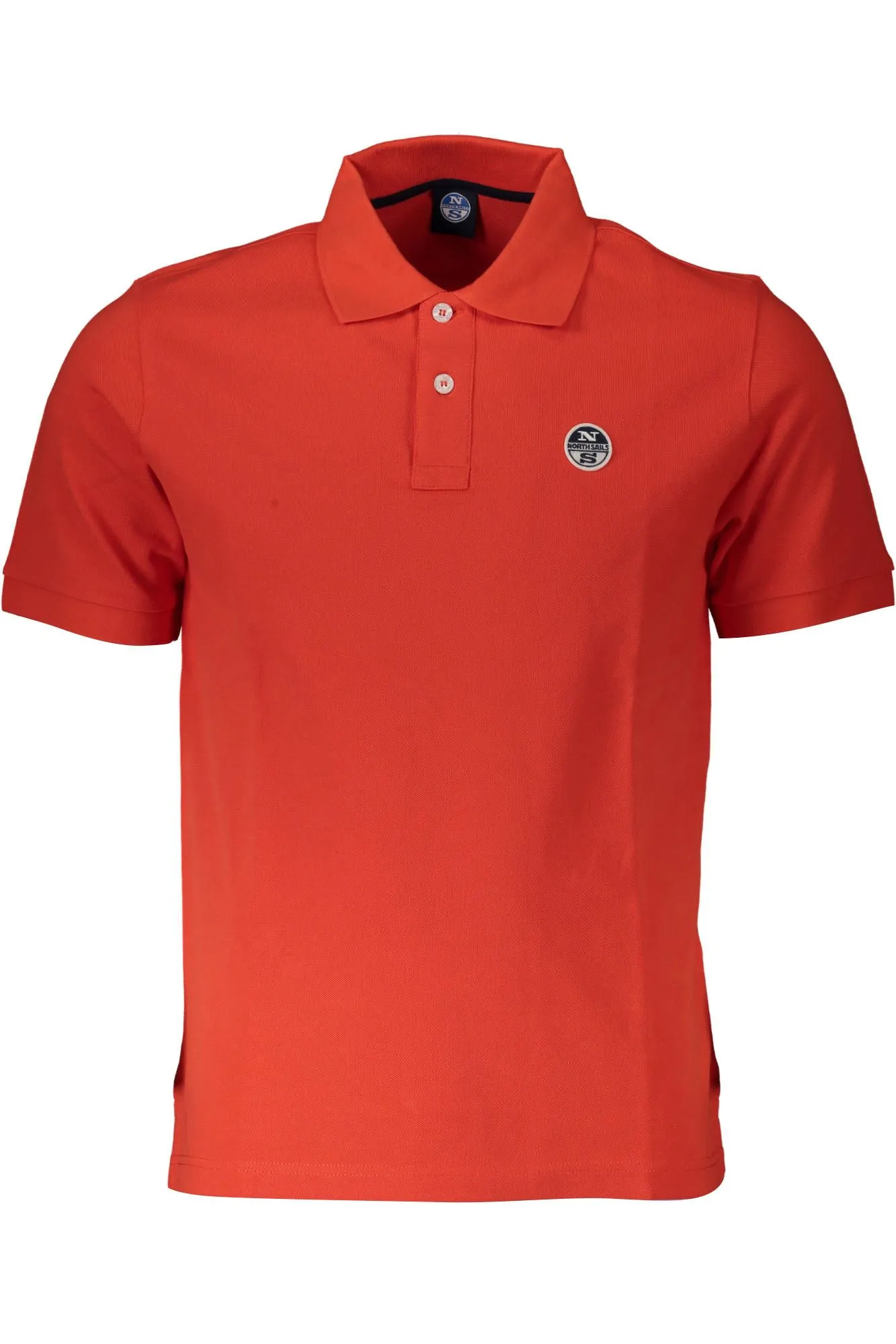 North Sails Red Cotton Men Polo Shirt