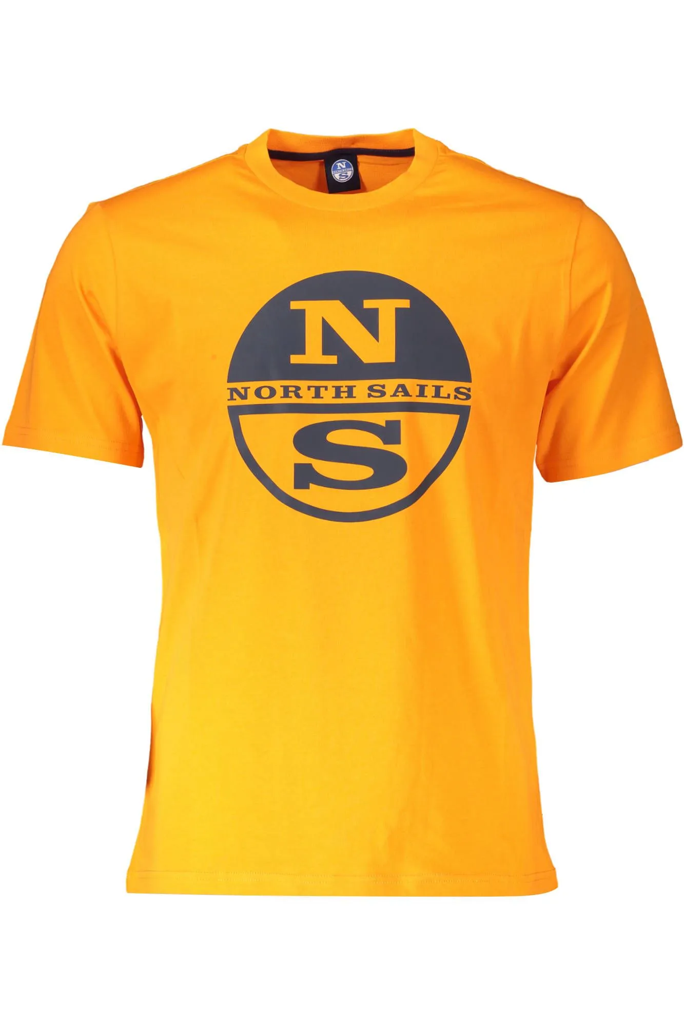North Sails Orange Cotton Men T-Shirt