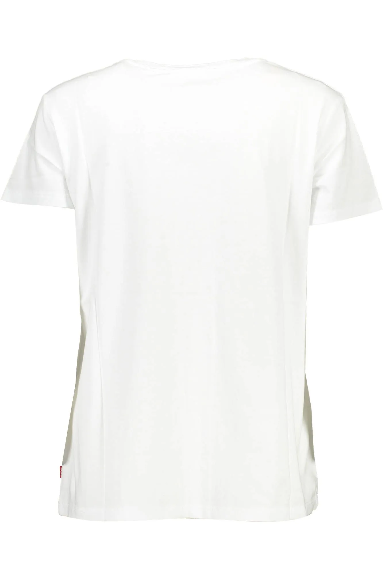 Levi's White Cotton Women T-Shirt