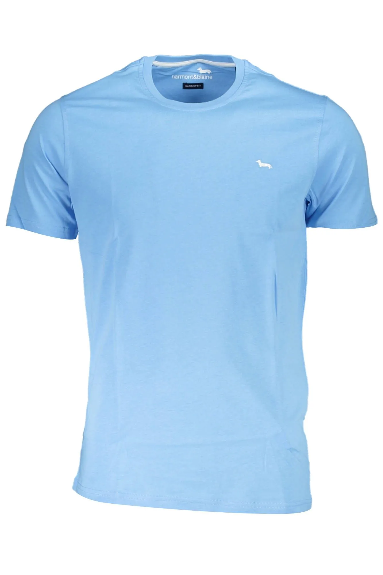 Harmont & Blaine Light Blue Cotton Men T-Shirt