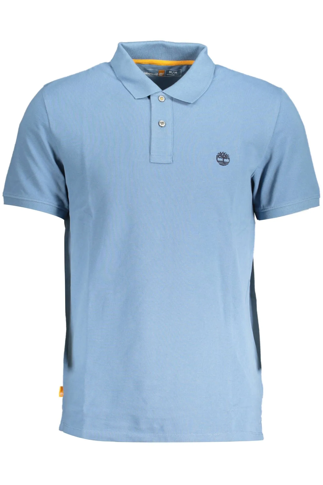 Timberland Blue Cotton Men Polo Shirt