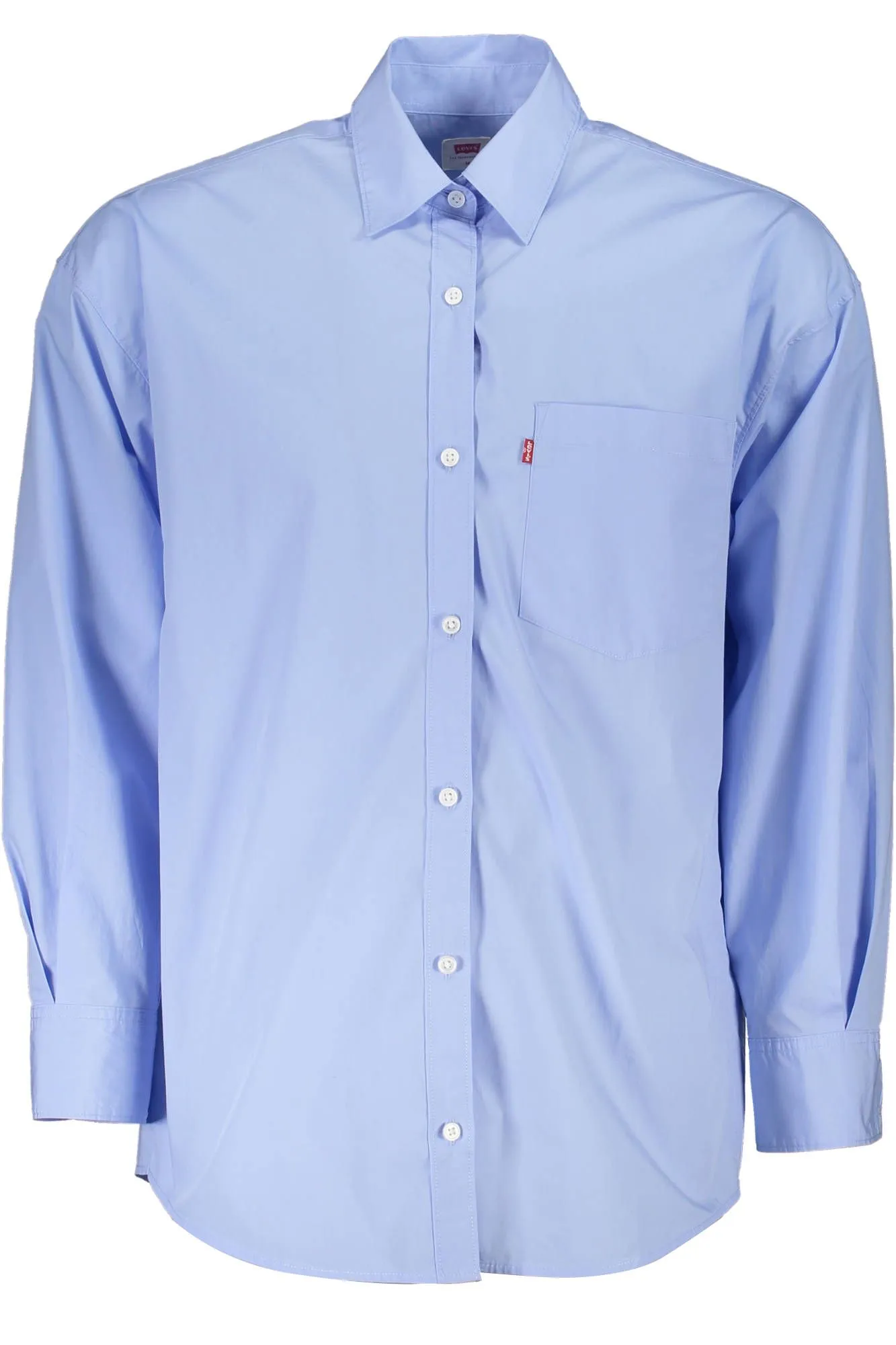 Levi's Light Blue Cotton Men Shirt