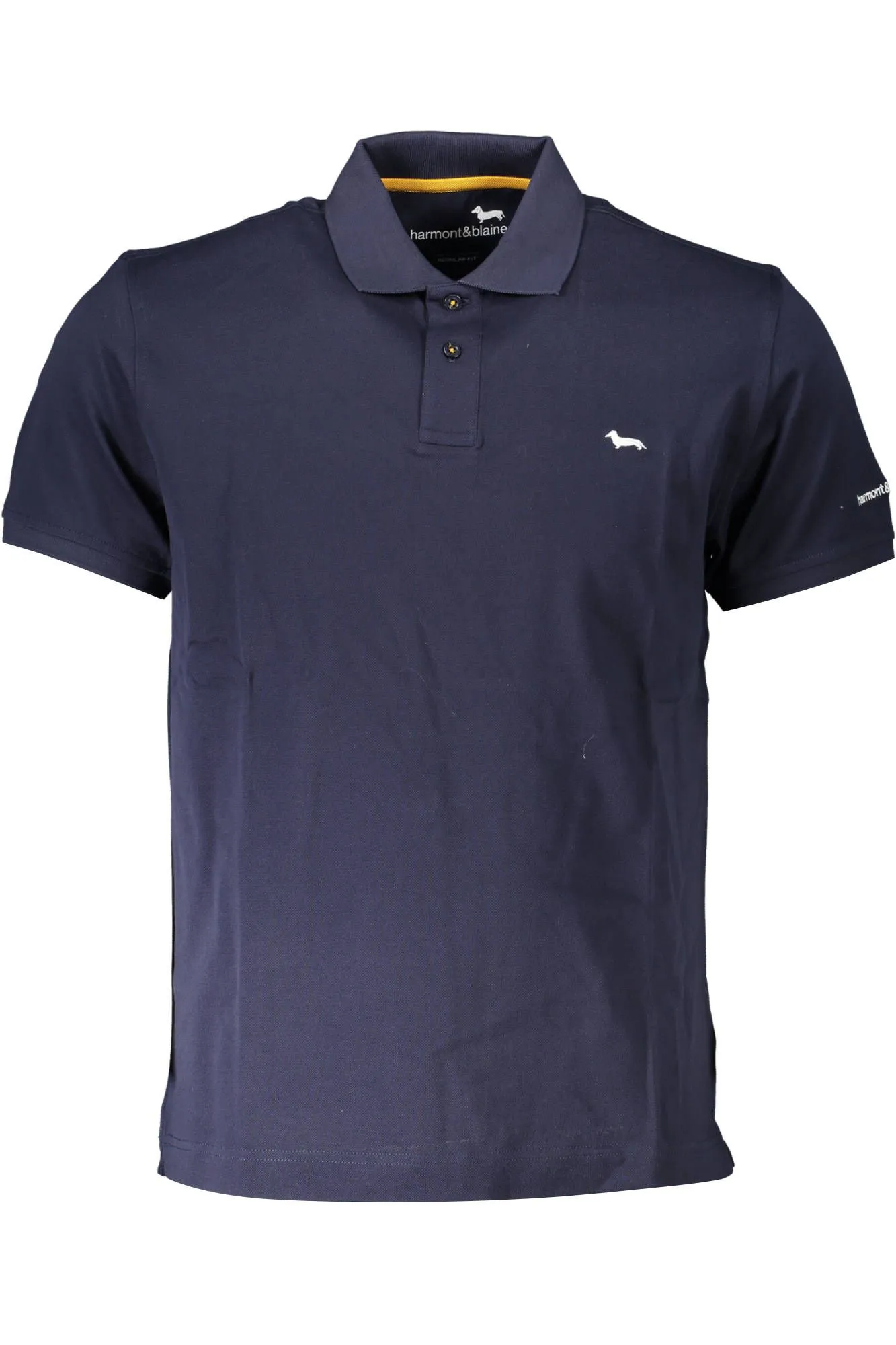 Harmont & Blaine Blue Cotton Men Polo Shirt