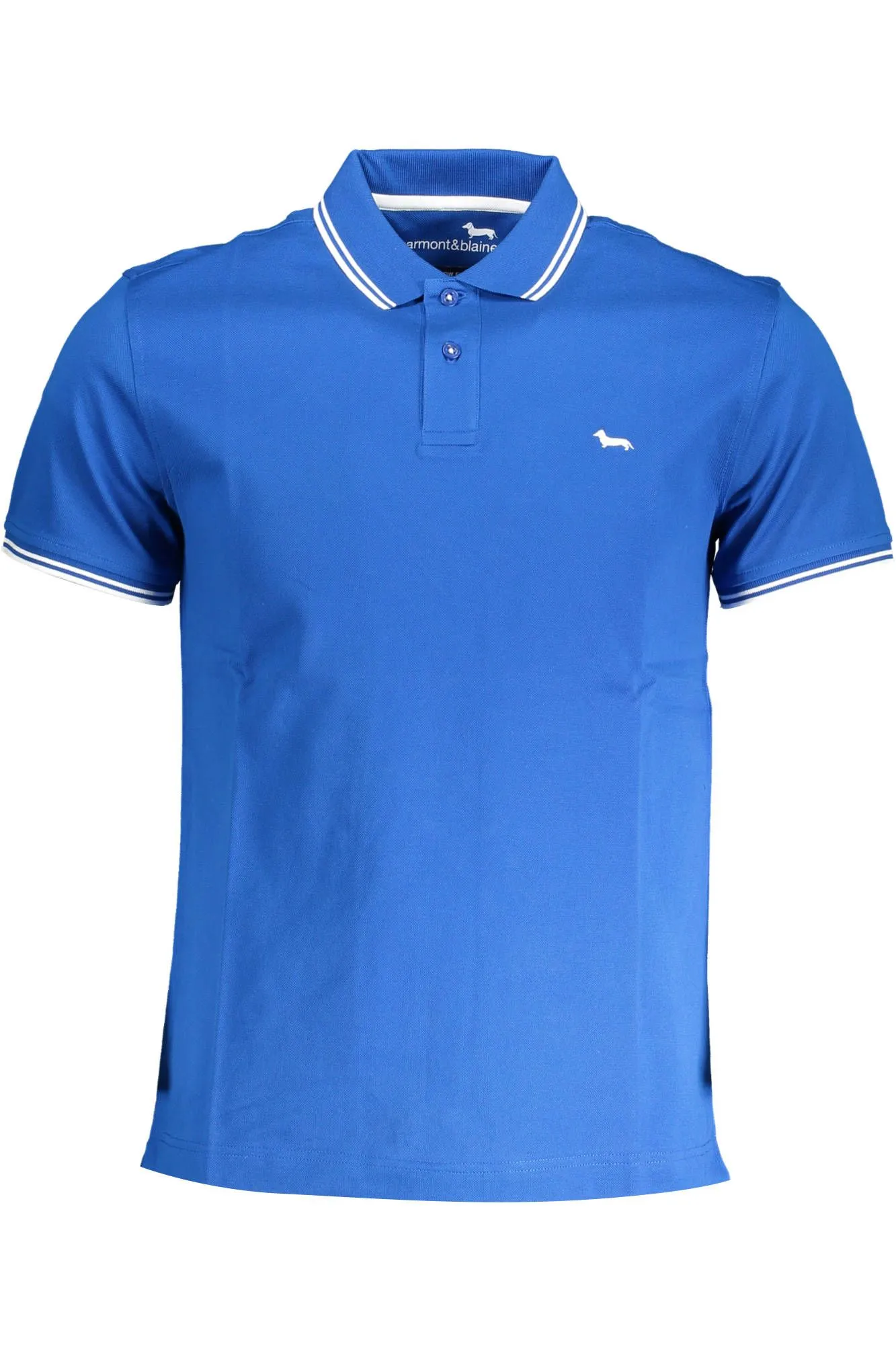 Harmont & Blaine Blue Cotton Men Polo Shirt