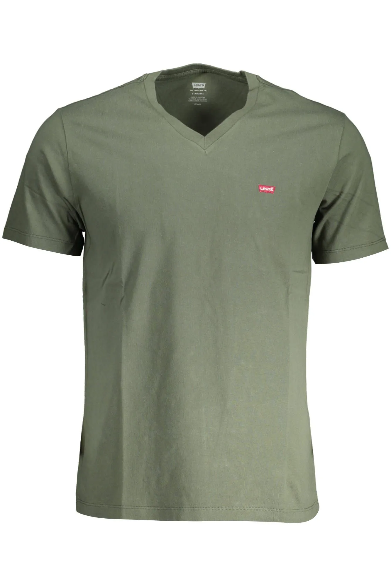 Levi's Green Cotton Men T-Shirt