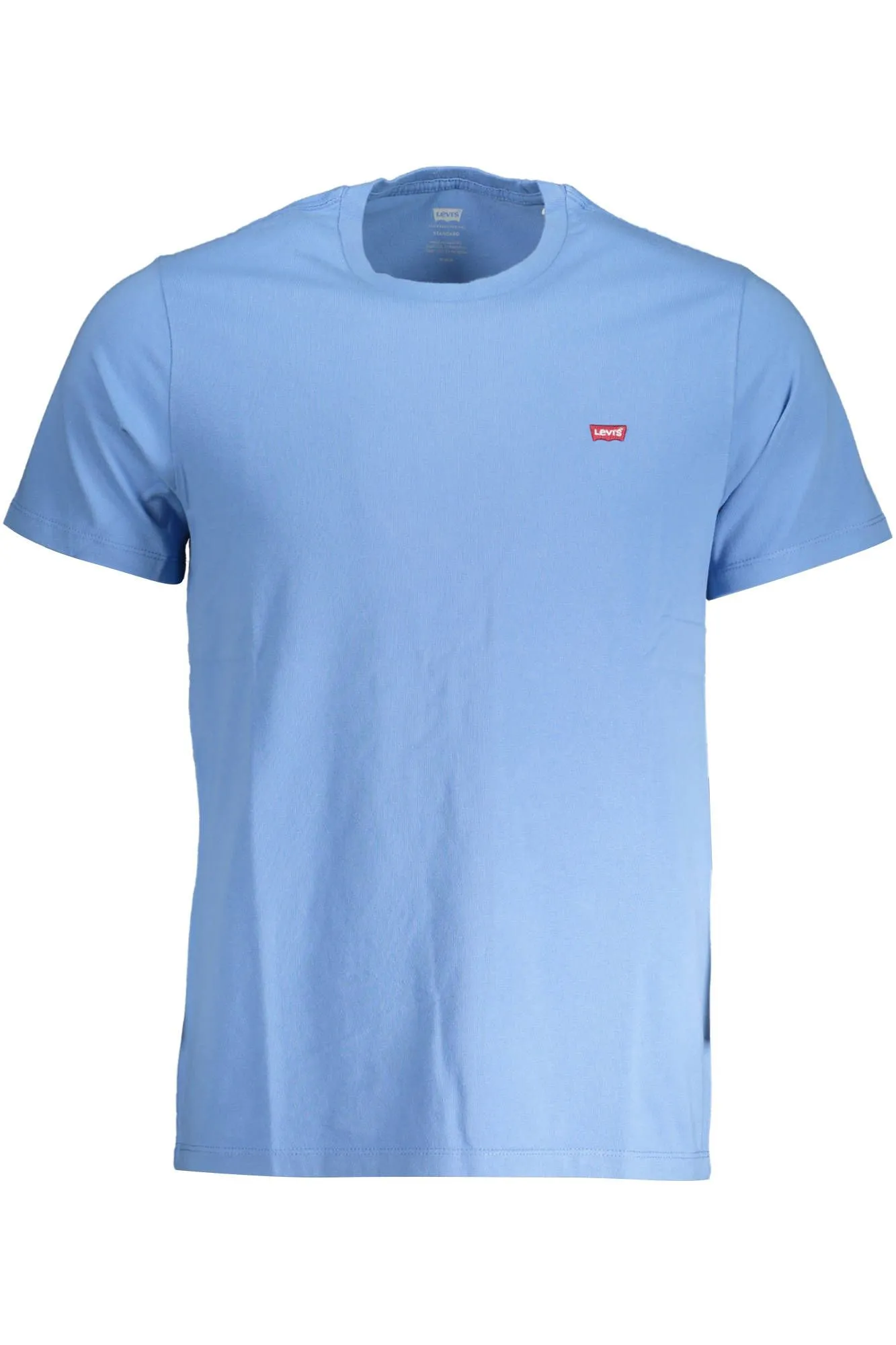 Levi's Light Blue Cotton Men TShirt