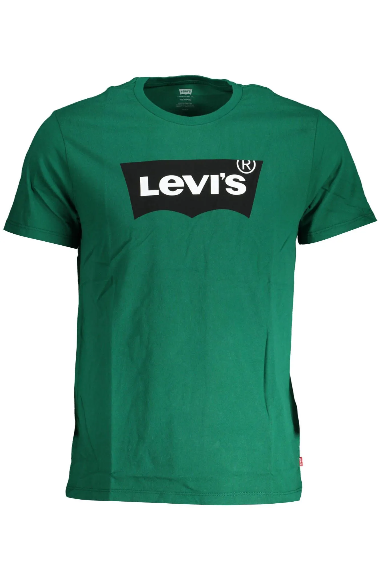 Levi's Green Cotton Men T-Shirt