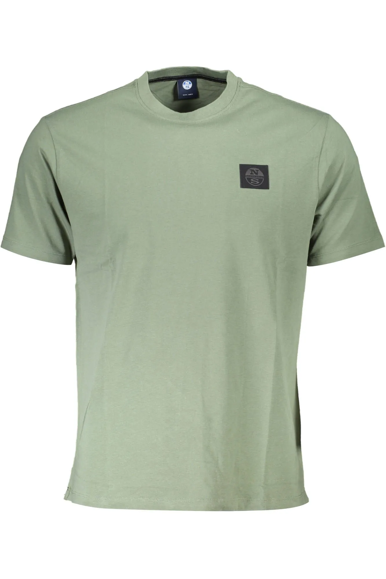 North Sails Green Cotton Men T-Shirt