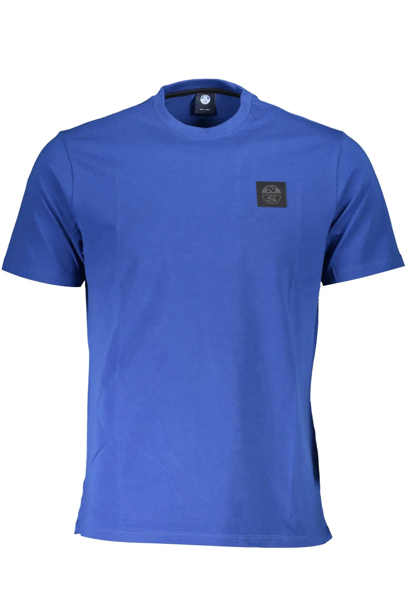 North Sails Blue Organic Cotton Men T-Shirt