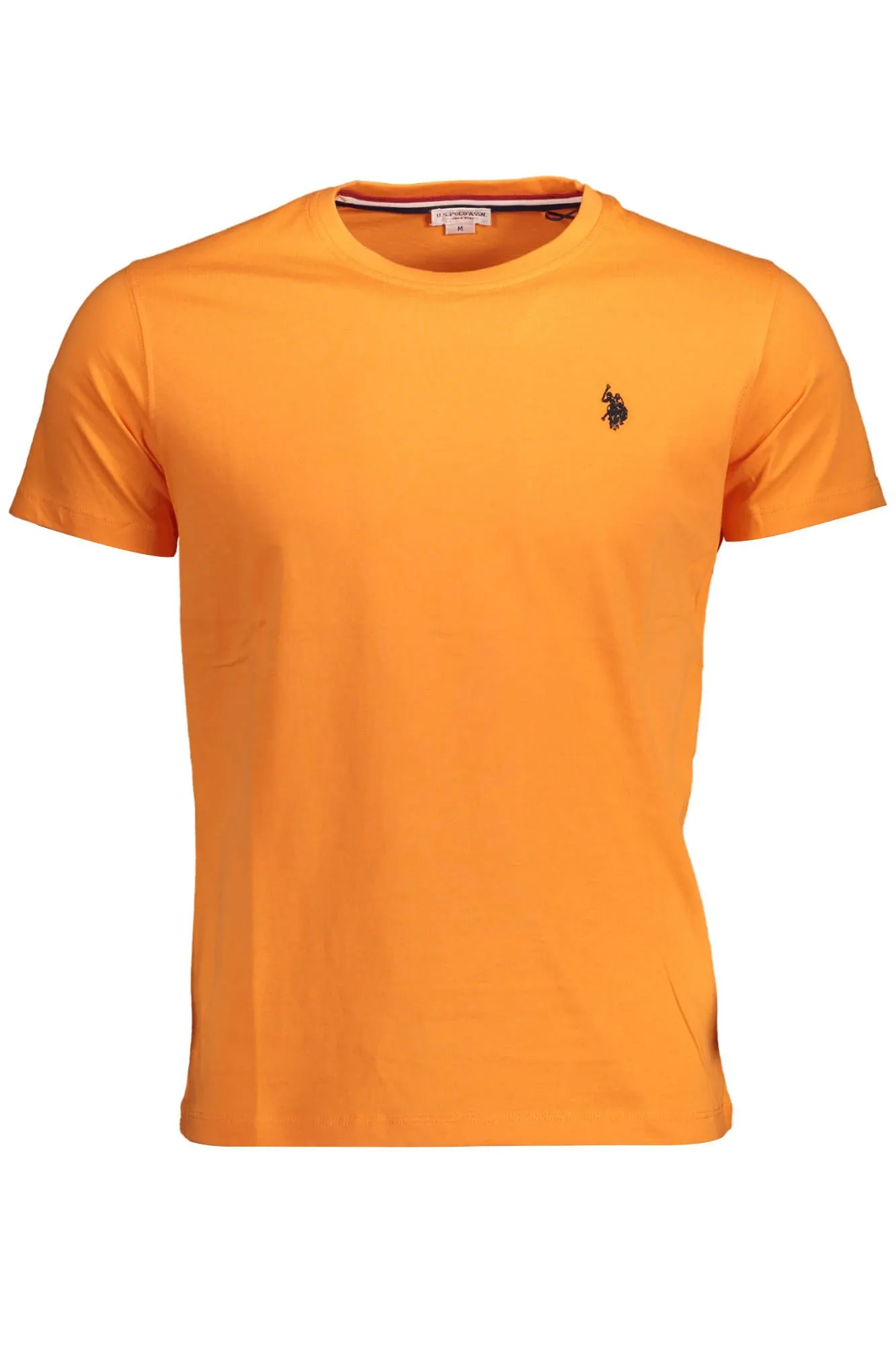 U.S. POLO ASSN. Orange Cotton Men T-Shirt