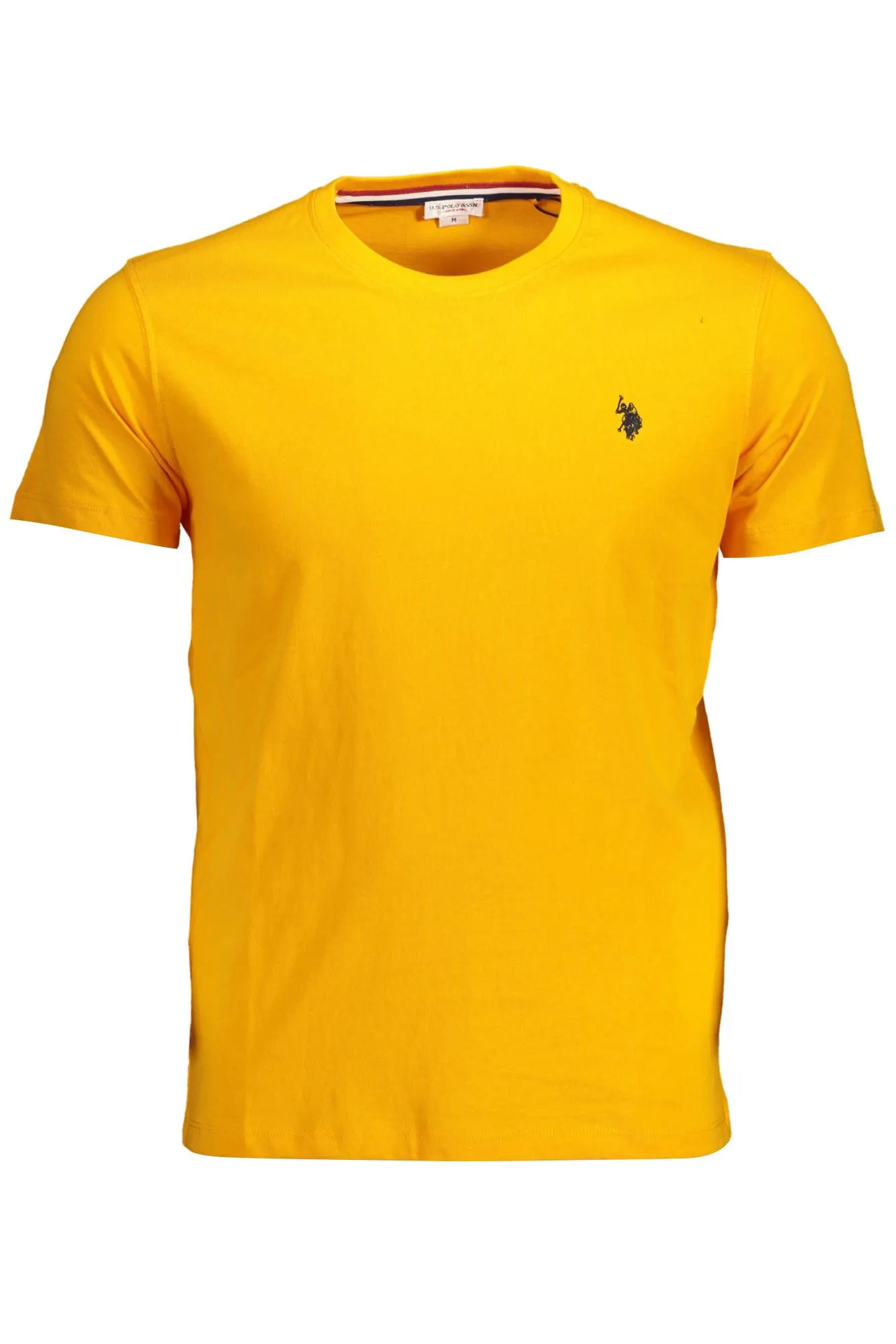 U.S. POLO ASSN. Orange Cotton Men T-Shirt