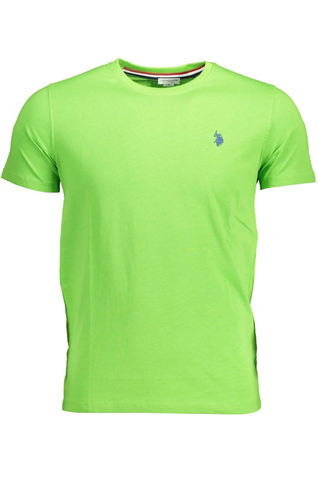 U.S. POLO ASSN. Green Cotton Men T-Shirt