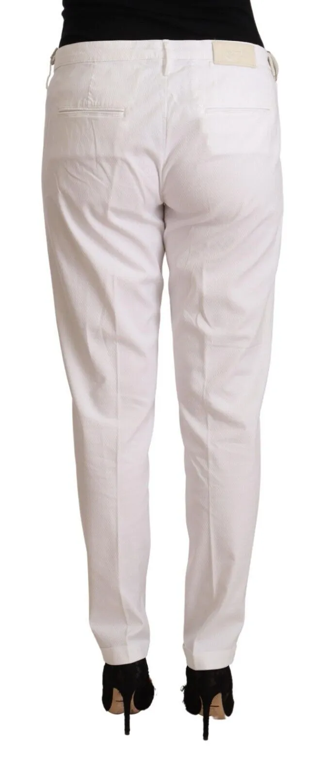 Jacob Cohen Women's Elegant Mid Waist Tapered Trousers
