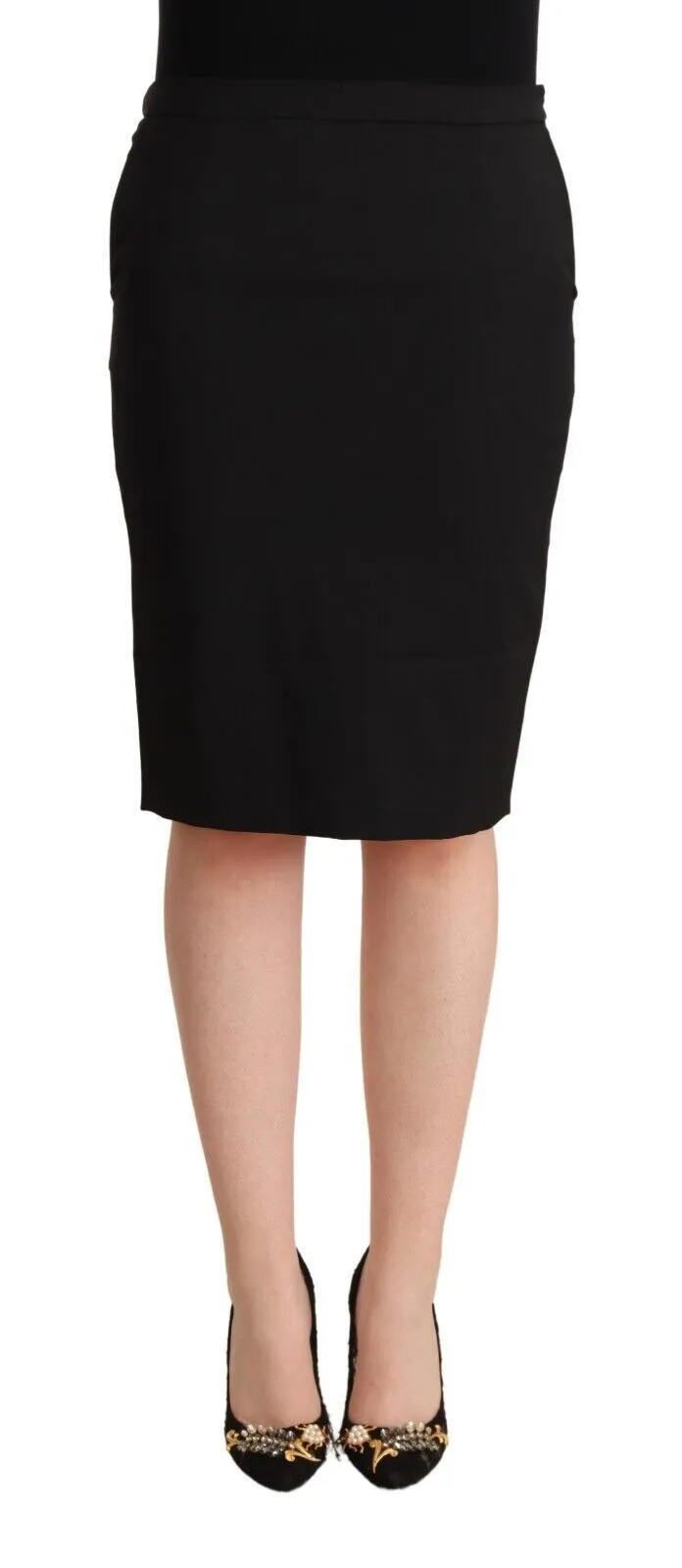 GF Ferre Women's Chic Pencil Cut Knee-Length Skirt