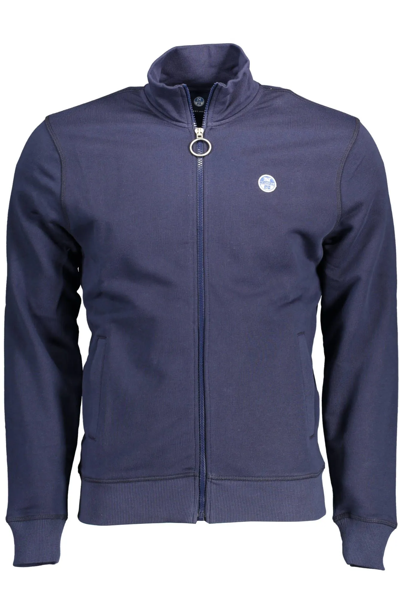 North Sails Blue Cotton Men Sweater