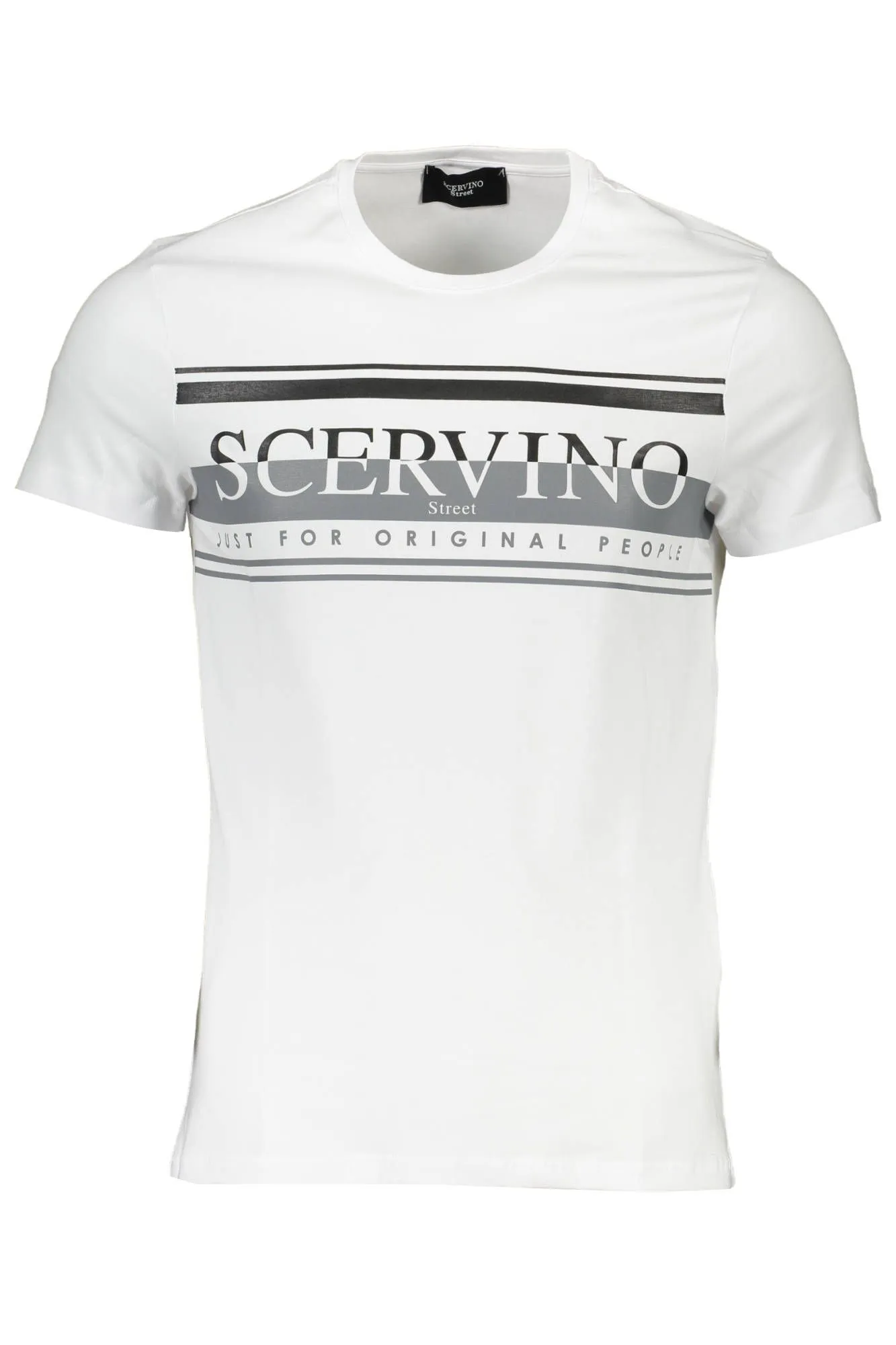 Scervino Street White Cotton Men T-Shirt