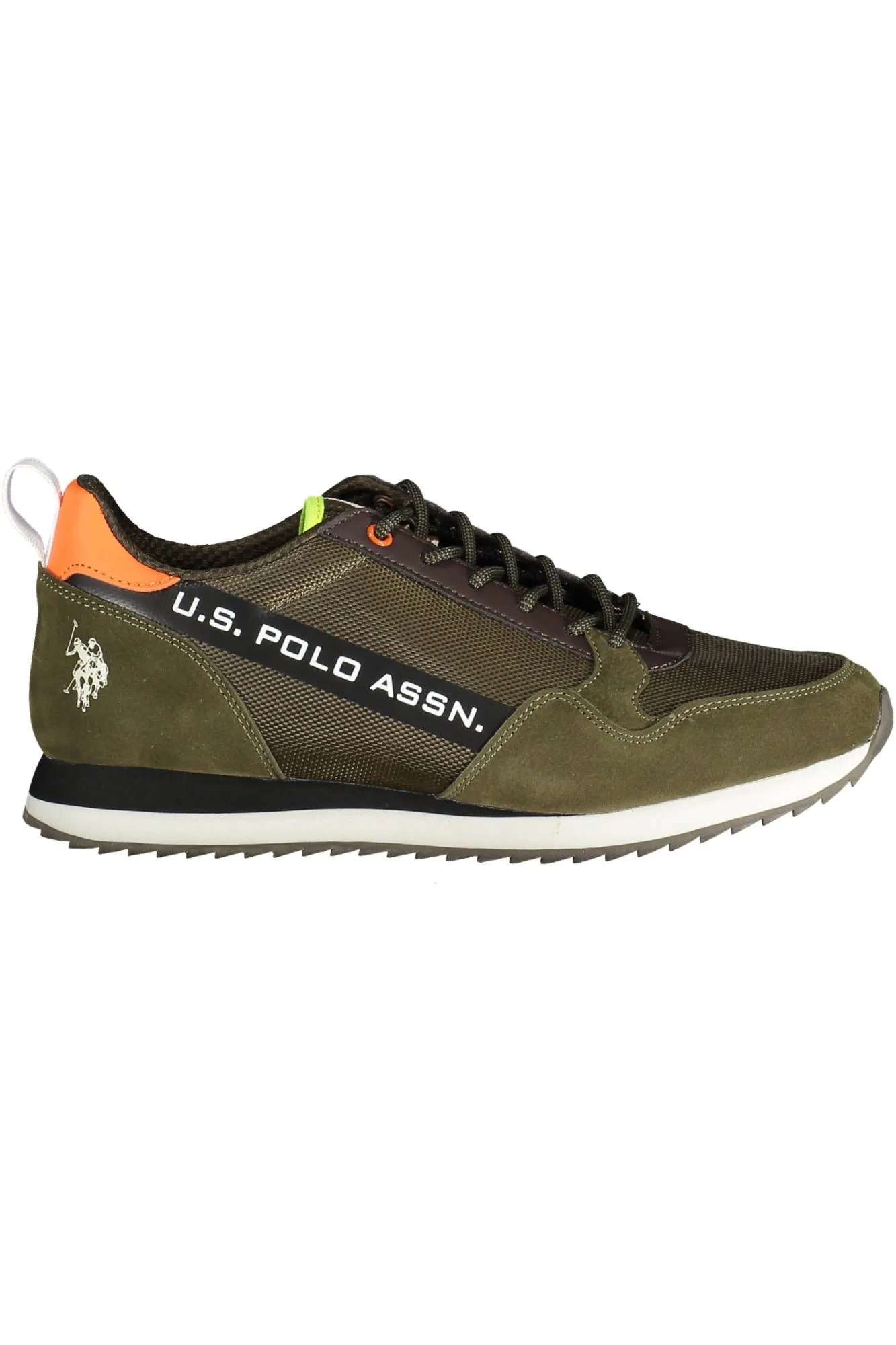 U.S. POLO ASSN. Green Polyester Men Sneaker