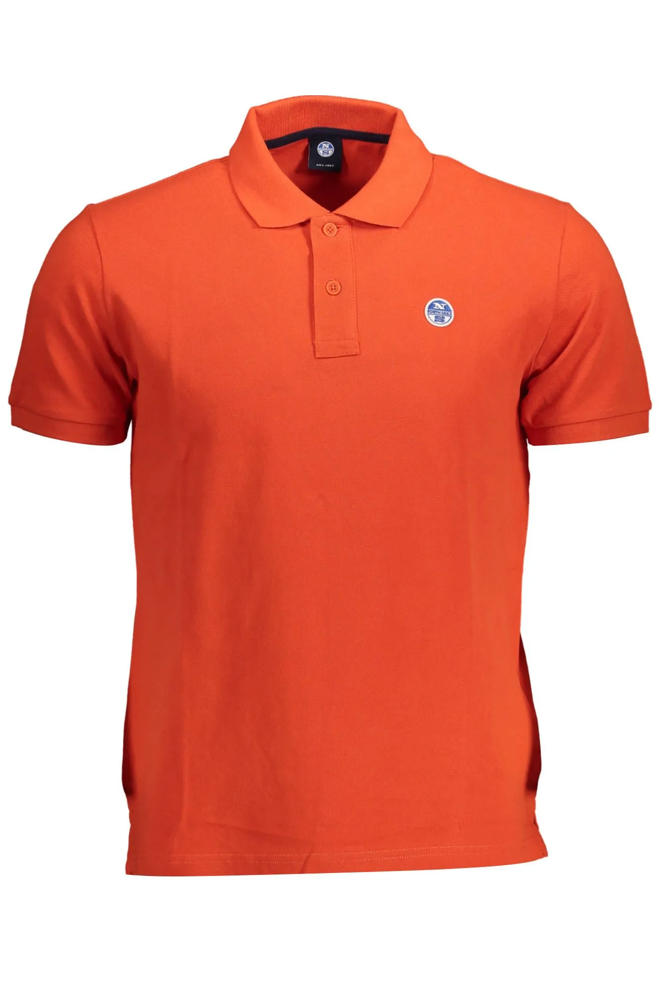 North Sails Red Cotton Men Polo