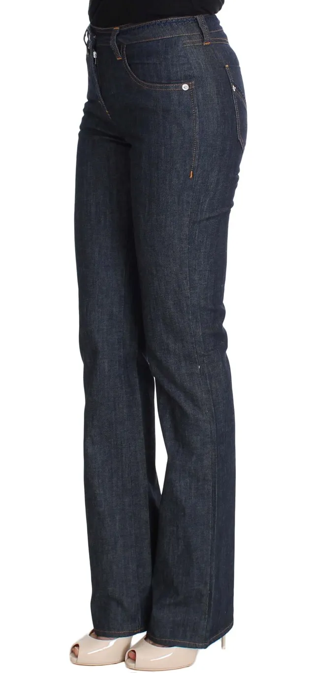 GF Ferre Women's Chic Flare Bootcut Designer Denim