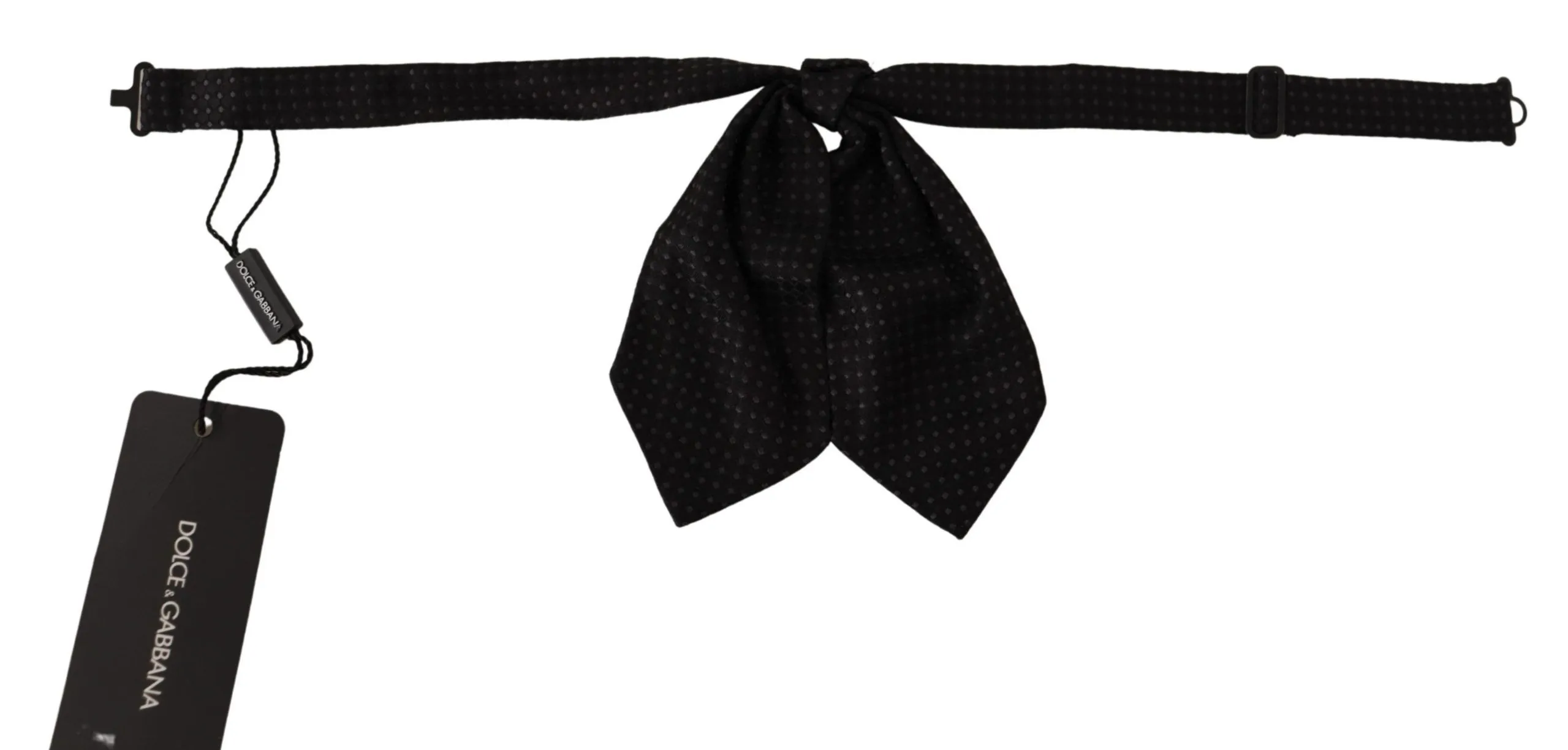 Dolce & Gabbana Men's Elegant Polka Dot Silk Bow Tie