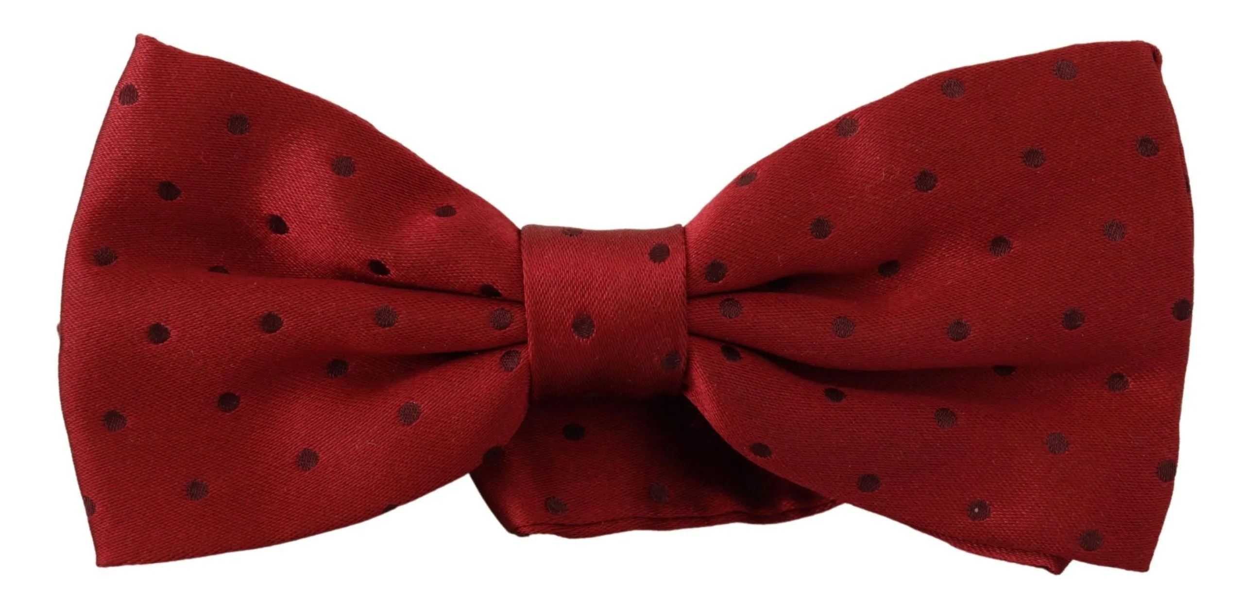 Dolce & Gabbana Men's Silk Red Bow Tie - Elegant Tied Design