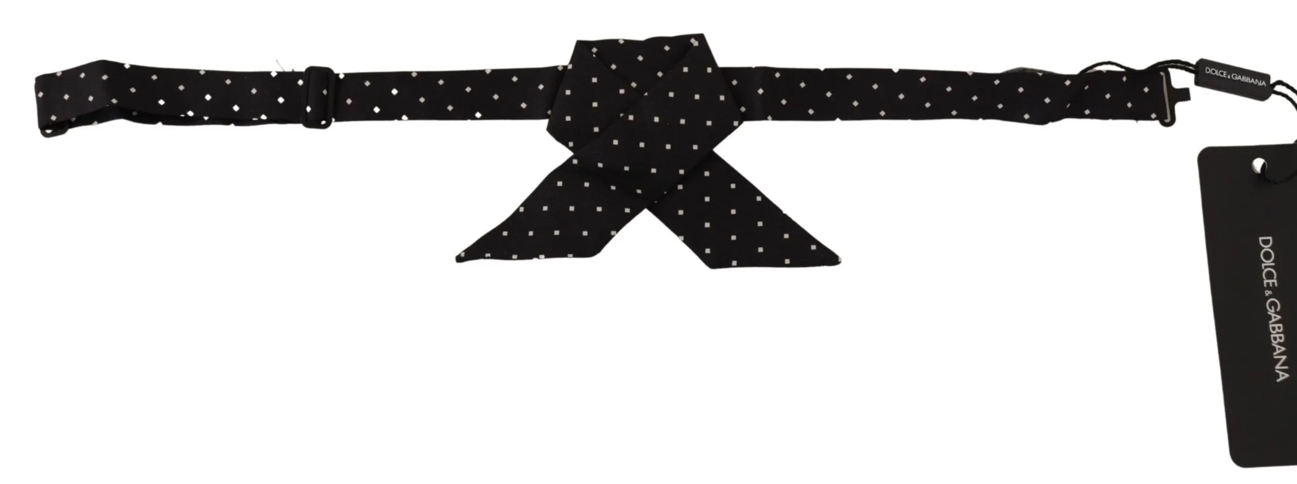 Dolce & Gabbana Men's Elegant Polka Dot Silk Bow Tie
