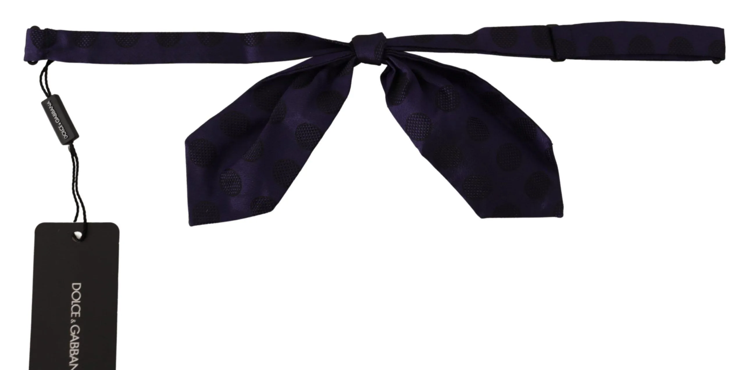Dolce & Gabbana Men's Elegant Silk Bow Tie in Blue